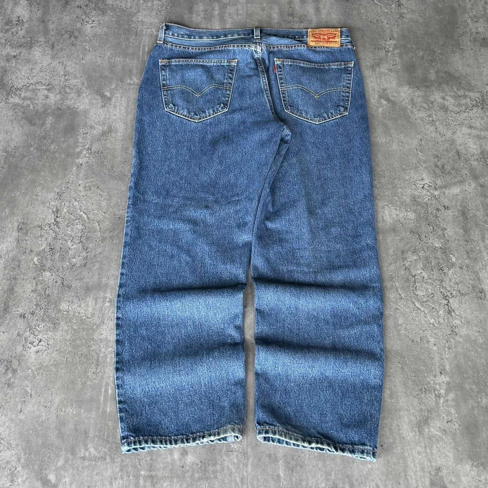 Levi's × Levi's Vintage Clothing × Vintage Vintage Y2K Levi’s 550 Grunge Baggy Essential Denim Jeans Size US 36 / EU 52 - 1 Thumbnail