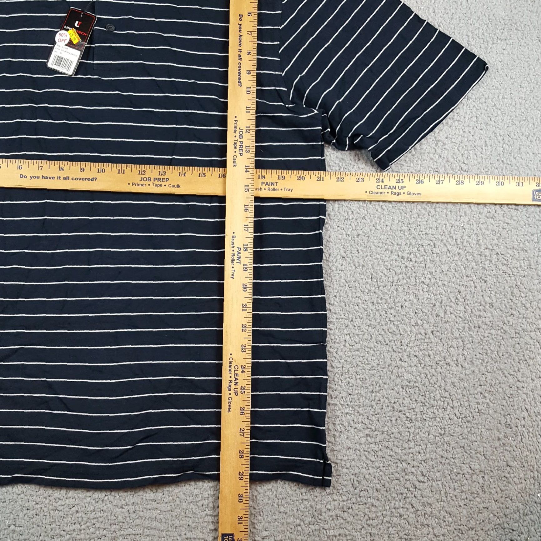 Vintage VINTAGE Links Tech Striped Short Sleeve Golf Polo Mens Size M Relaxed Fit Preppy Collar Shirt Size US M / EU 48-50 / 2 - 7 Thumbnail