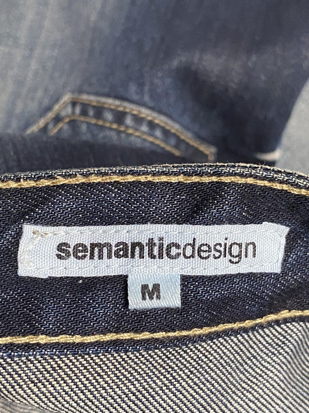 Le Grande Bleu (L.G.B.) Rare Vintage Japanese Brand Semantic Design Jeans 1990s Size US 32 / EU 48 - 8 Thumbnail