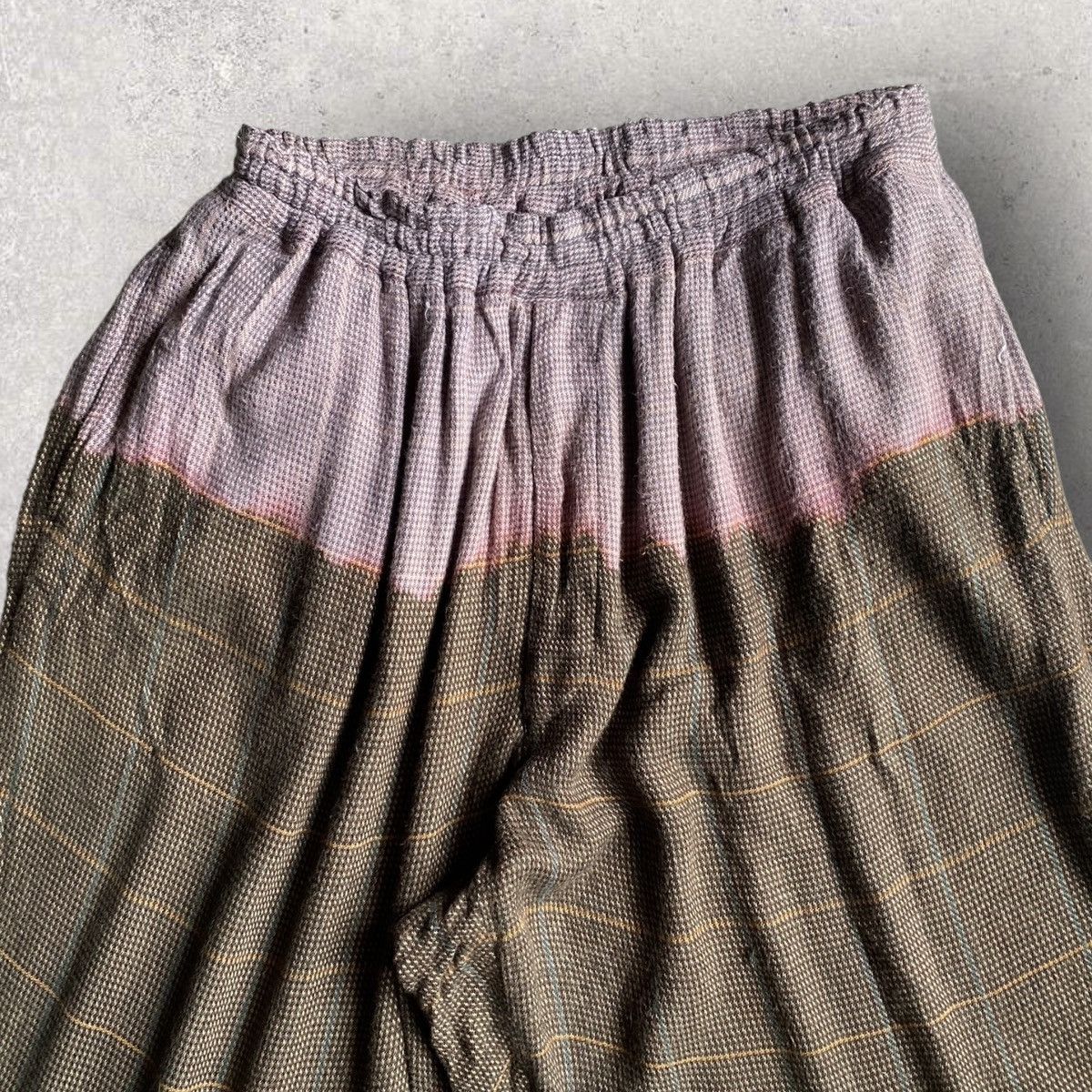 Comme des Garcons Vintage aw93 Runway Elastic waist Dye Pants Size US 32 / EU 48 - 2 Thumbnail
