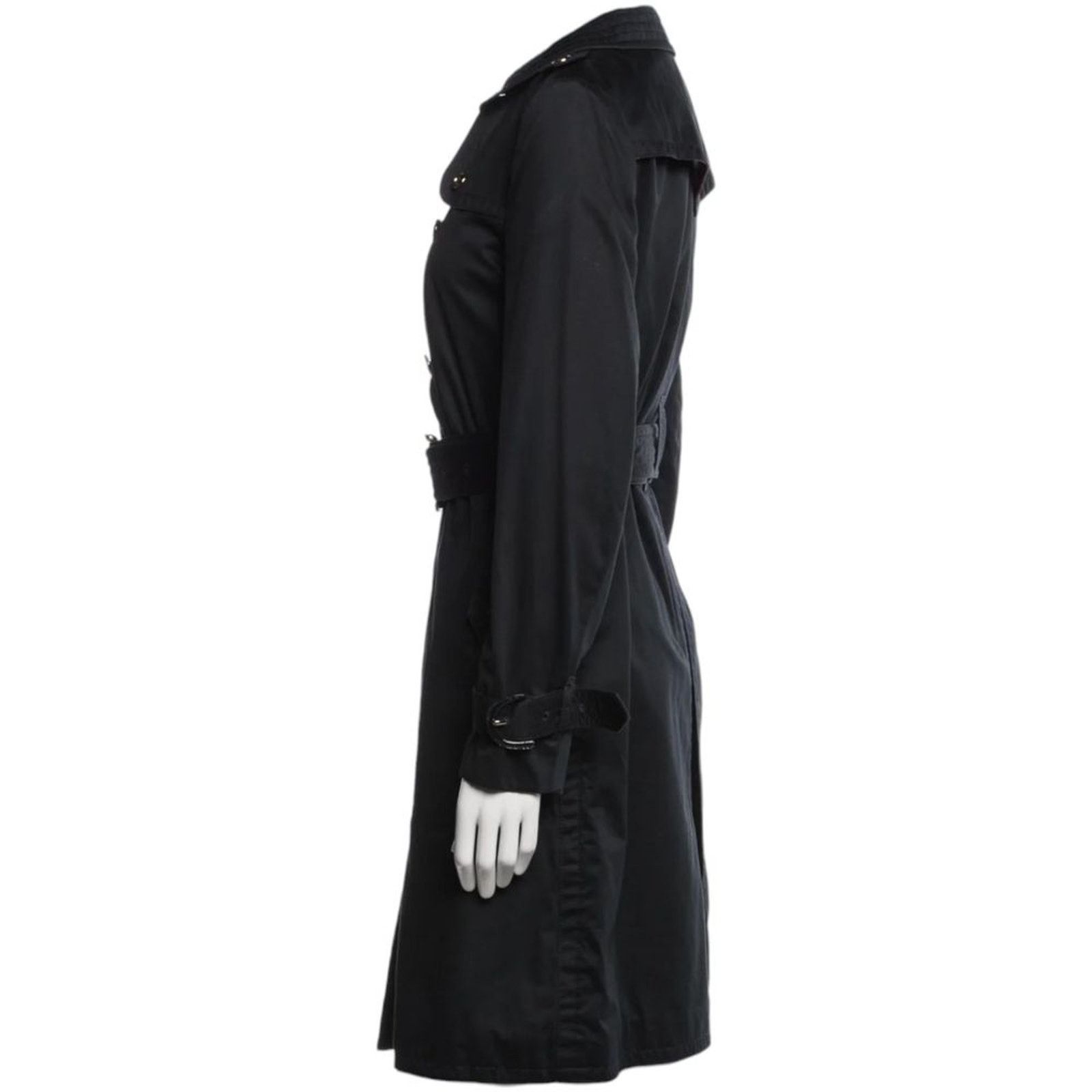 Coach COACH 1941 Navy Blue Trench Coat, XS/US2 Size XS / US 0-2 / IT 36-38 - 2 Thumbnail