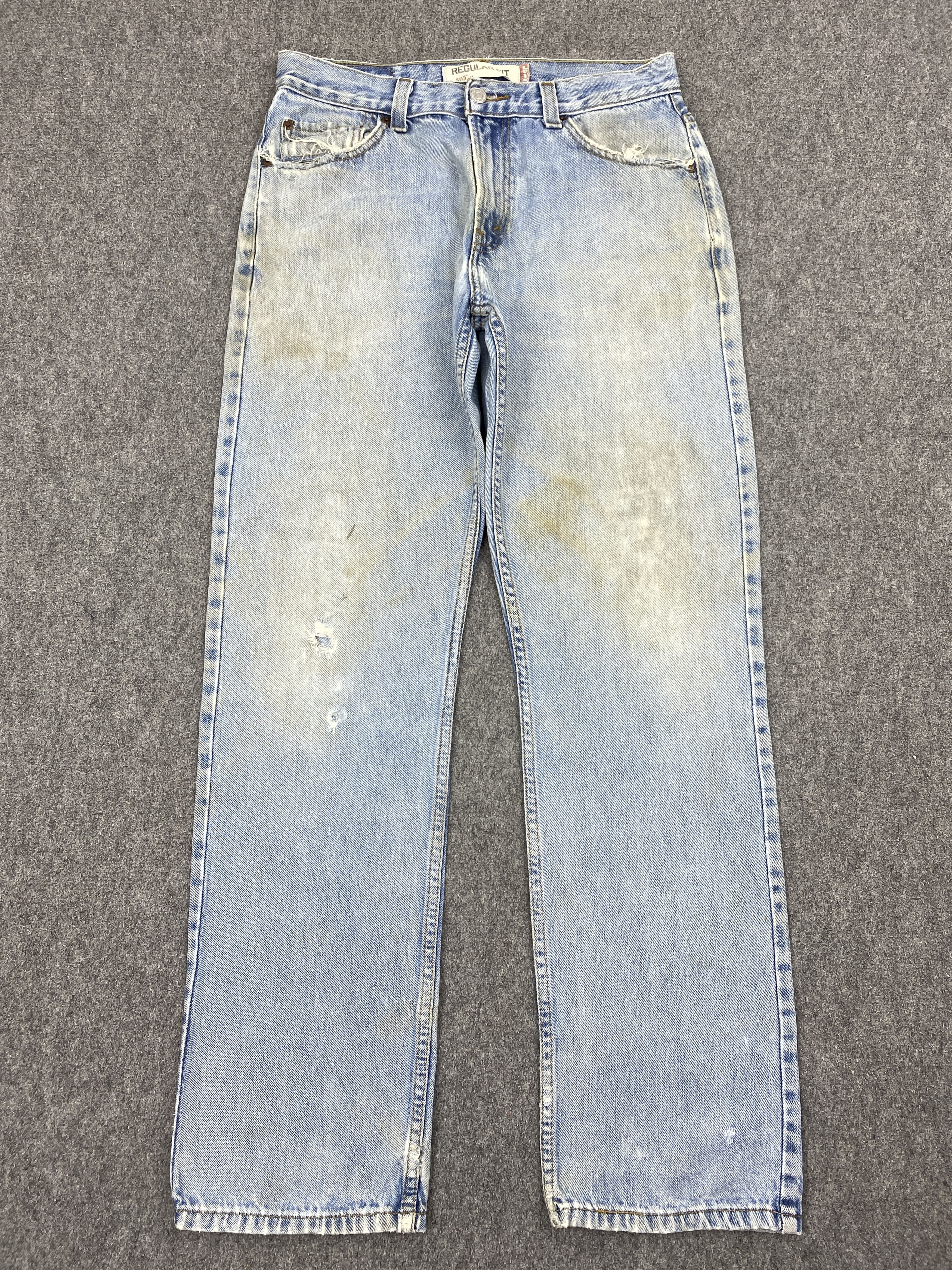 Levi's Vintage Levis 505 Light Washed Jeans DP2829 Size US 30 / EU 46 - 1 Thumbnail