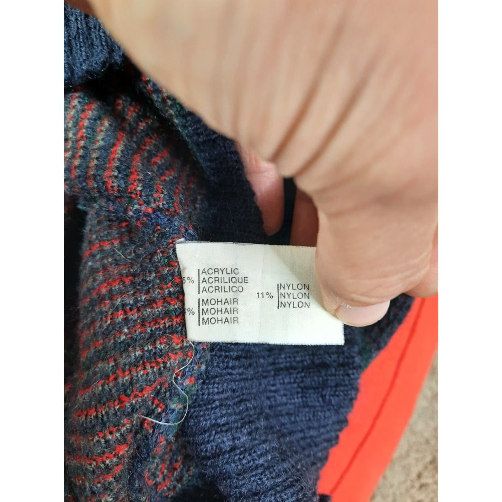 Vintage VINTAGE Pulligan Acrylic Fair Isle Crewneck Sweater Shirt Blue M 1980s Mens Jes? Size US M / EU 48-50 / 2 - 3 Thumbnail