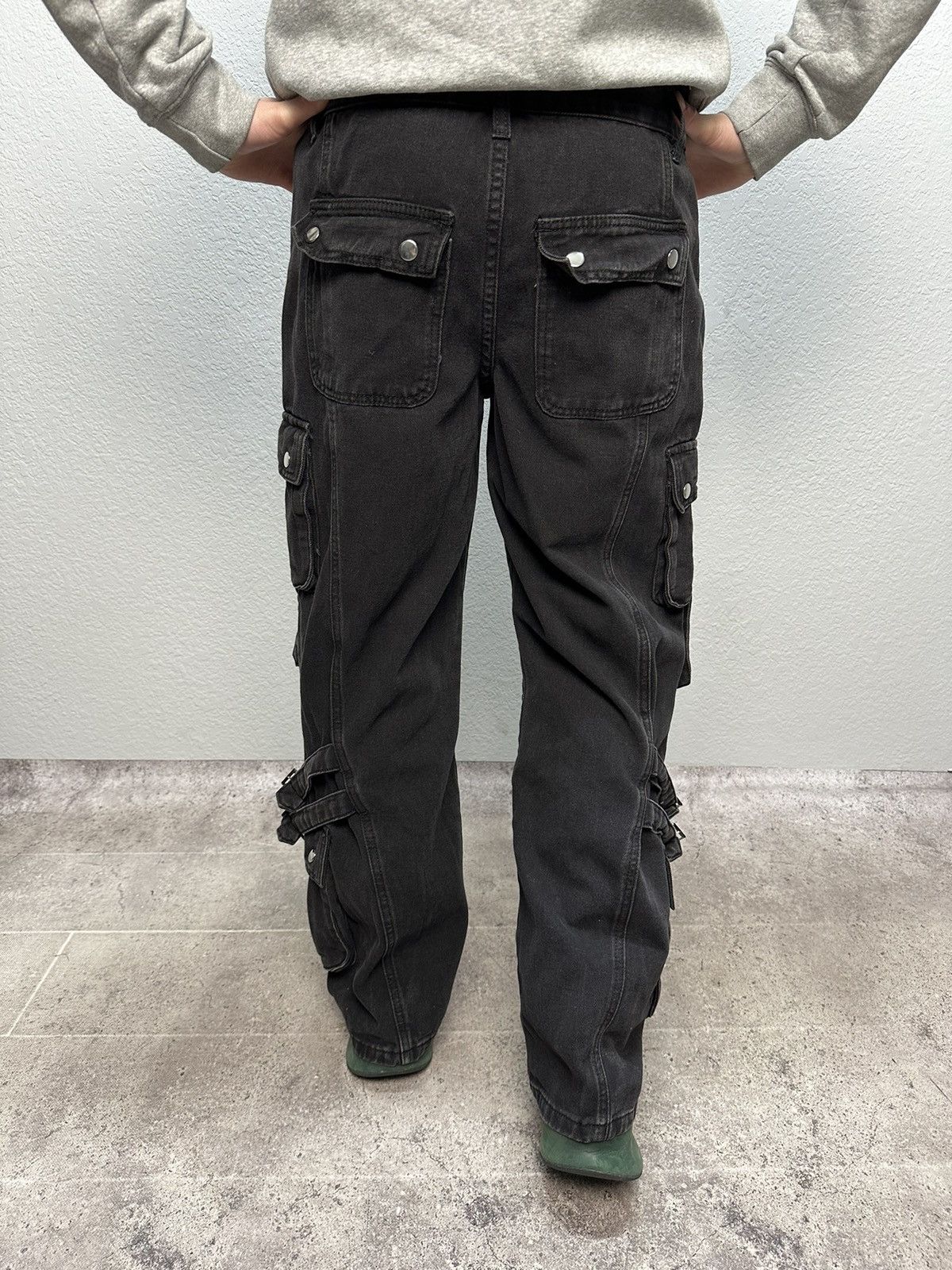 Japanese Brand × Vintage Vintage Junya Watanabe Punk Style Distressed Gothic Archival Size US 31 - 5 Thumbnail