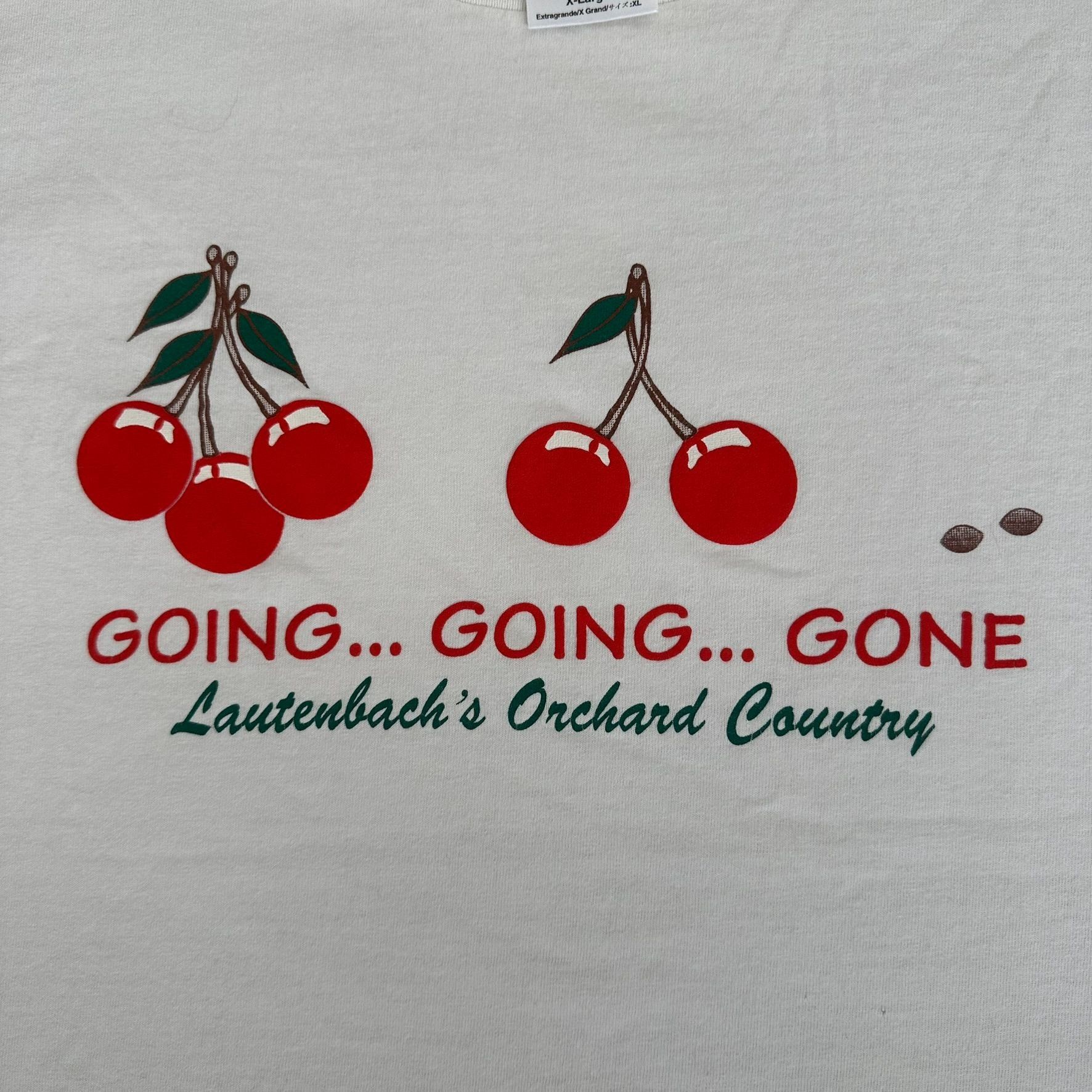 Tultex Vintage 90s Cherry Orchard T-Shirt Cottage Farmer's Market B Size US XL / EU 56 / 4 - 3 Thumbnail