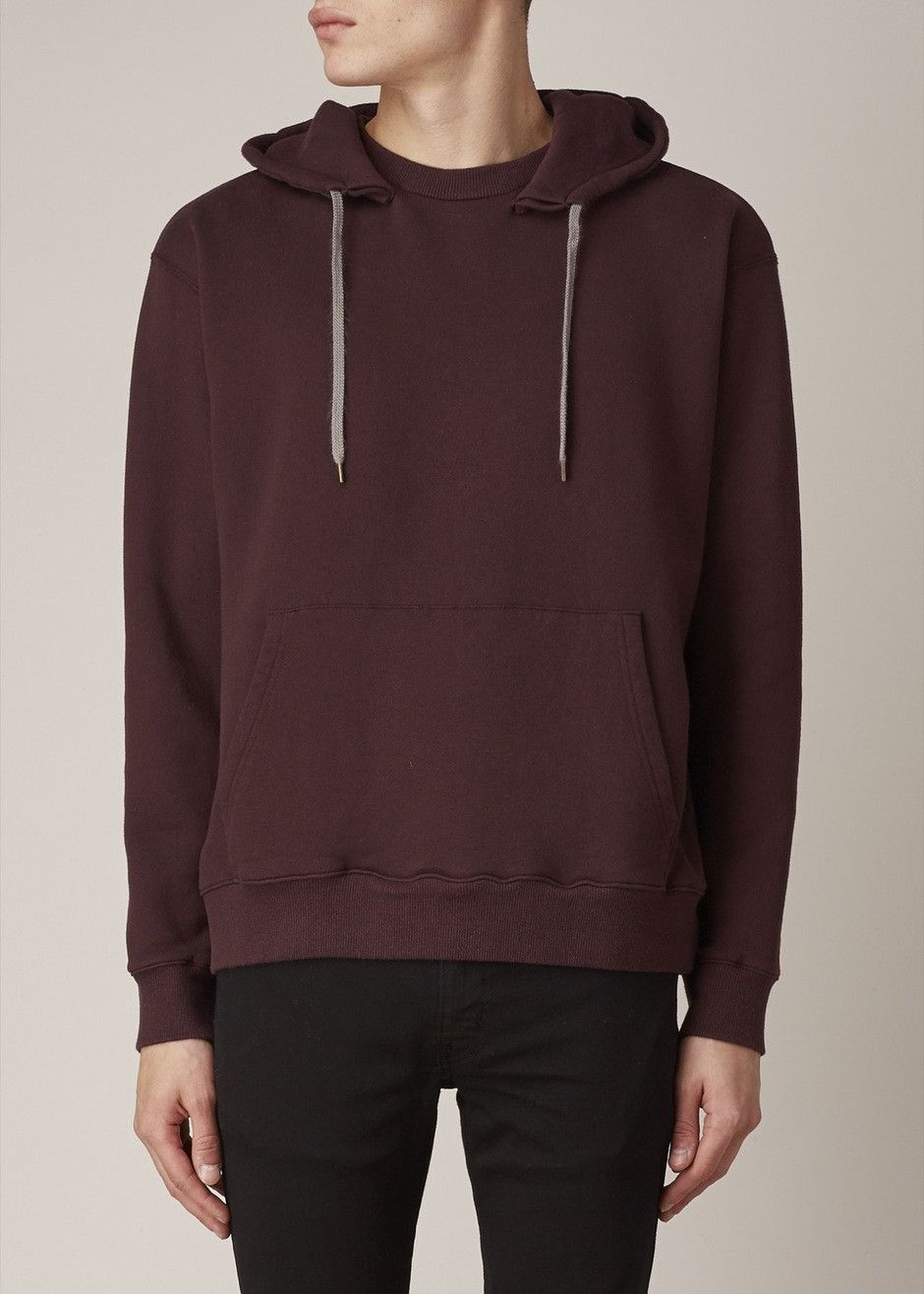 Robert Geller Bordeaux Market Hoodie Size M Size US M / EU 48-50 / 2 - 14 Thumbnail