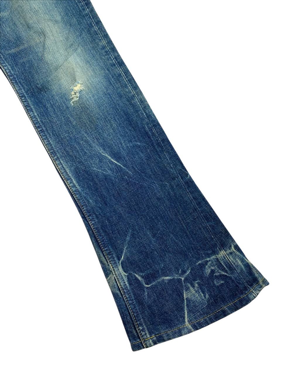 Hysteric Glamour 2000's Hysteric Glamour Flare Distressed Mudwash Denim Size US 32 / EU 48 - 13 Thumbnail