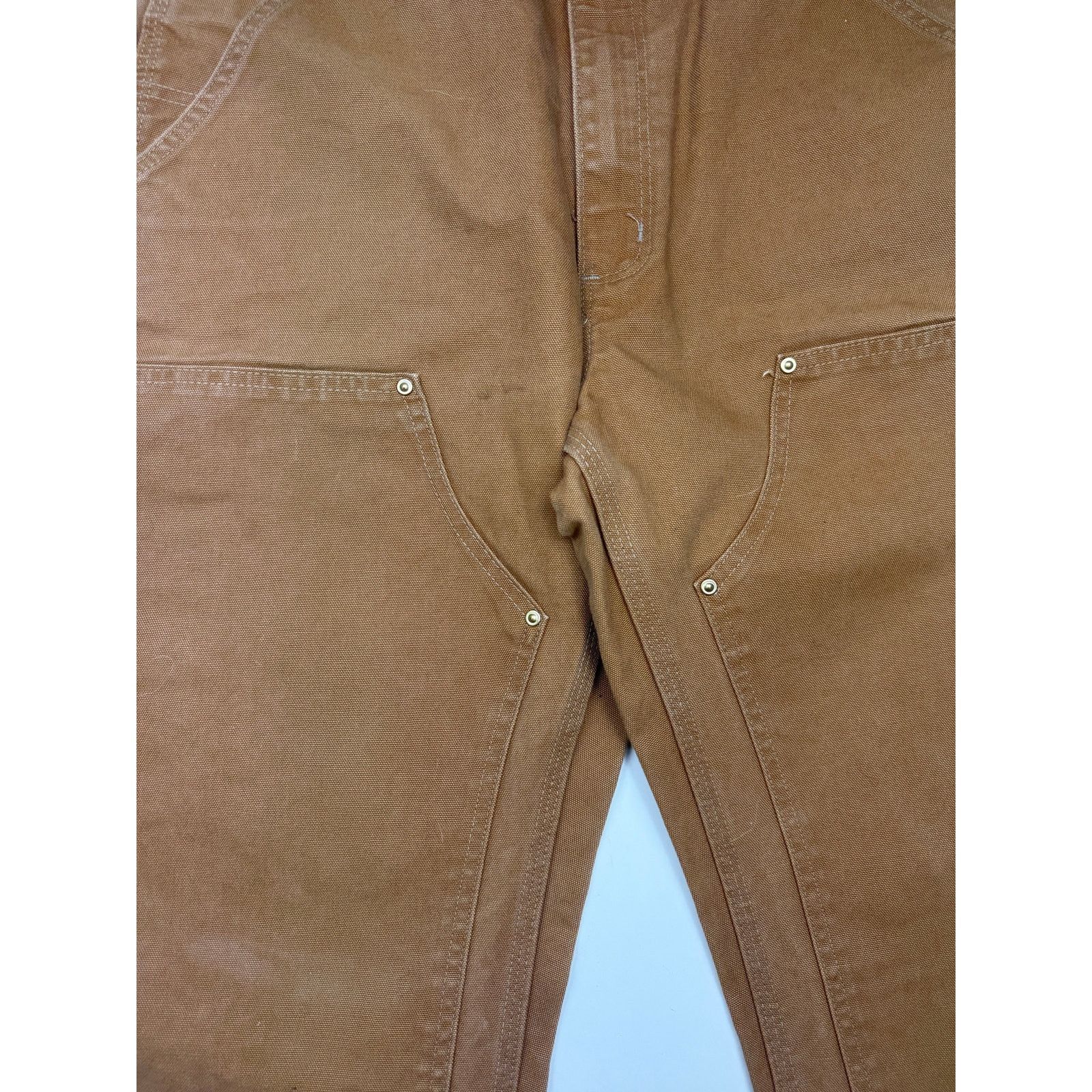 Carhartt Vintage Carhartt Canvas Work Wear Double Knee Size 33W B01 Size US 33 - 5 Thumbnail
