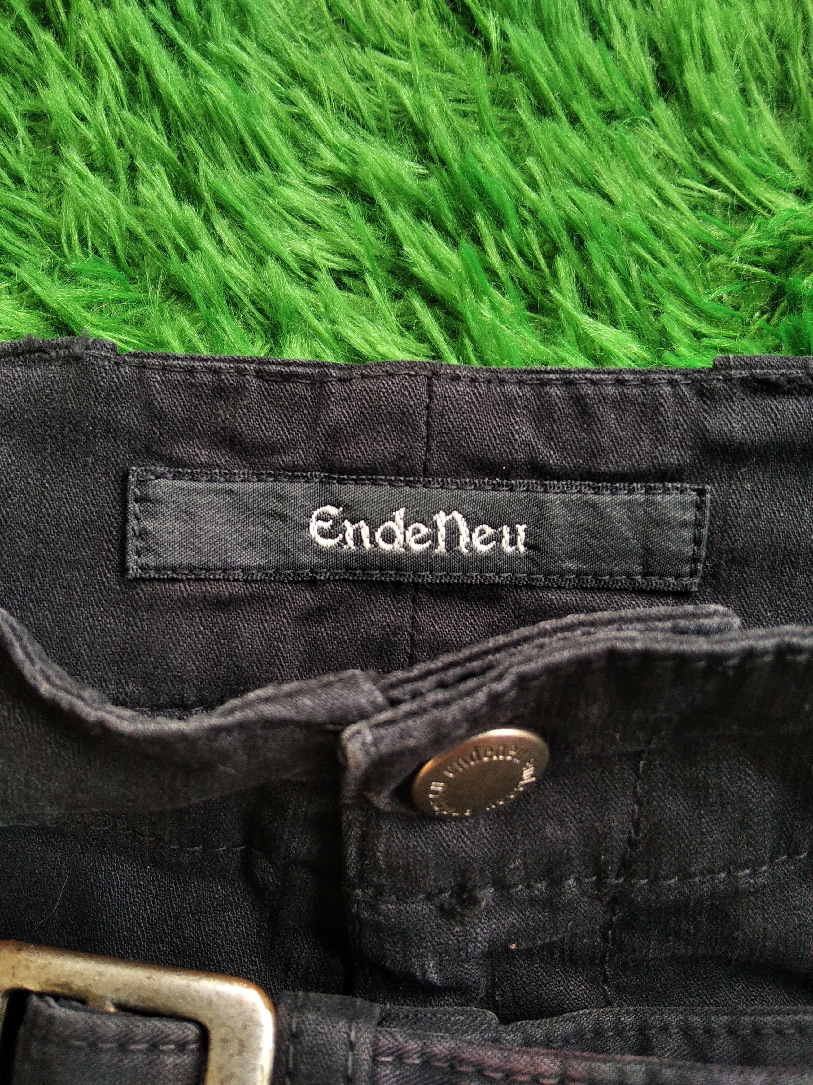 If Six Was Nine × Japanese Brand × Le Grande Bleu (L.G.B.) Vtg 00s Endeneu Maxm Bondage Spike Punk Cargo Pants Size US 31 - 8 Thumbnail