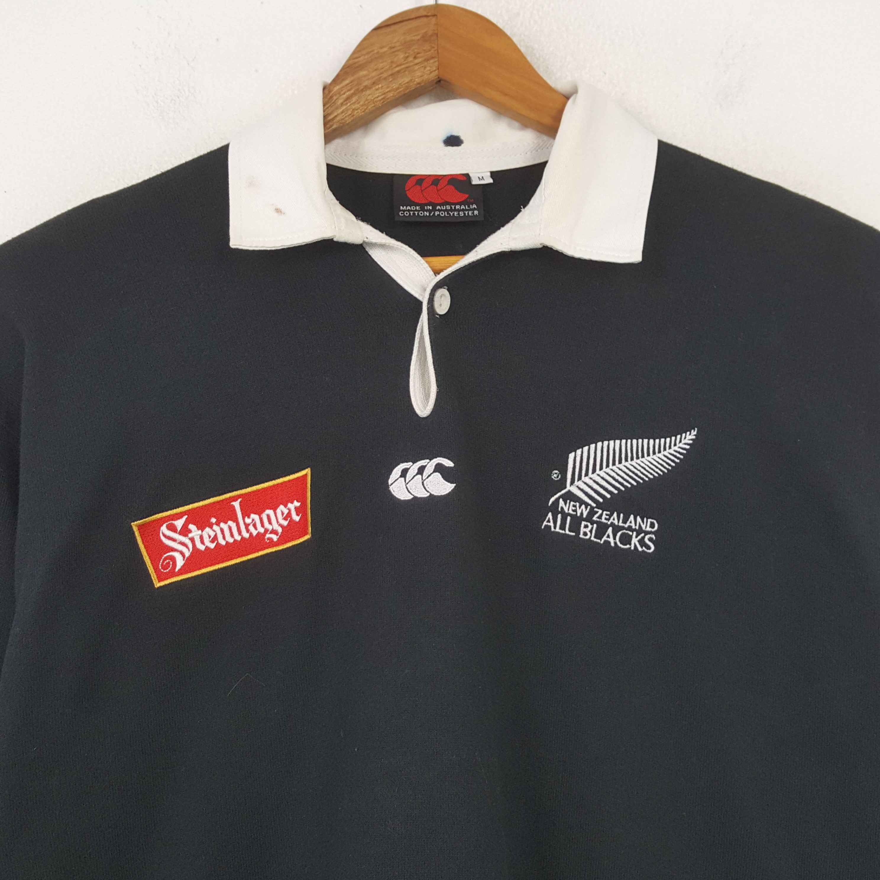 Canterbury of New Zealand × Rap Tees × Vintage Vintage Canterbury Stanlager Rapper Rugby Polos C294N23 Size US L / EU 52-54 / 3 - 2 Thumbnail