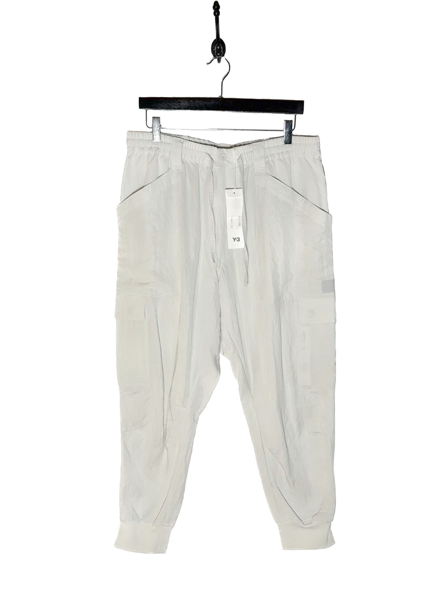 Y-3 Y-3 Orbit Grey Utility Cuffed Cargo Pants Size US 34 / EU 50 - 1 Thumbnail