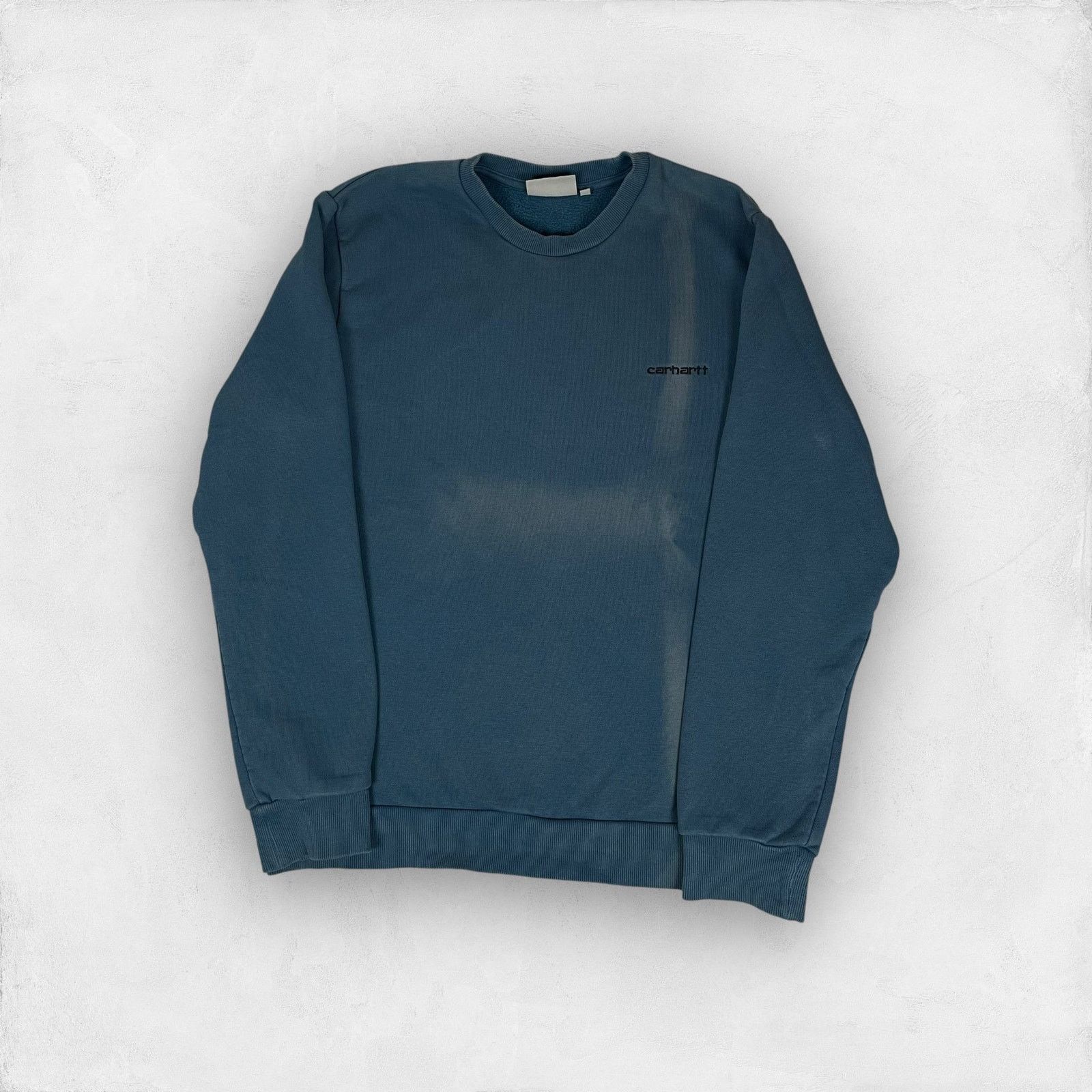 Carhartt Carhartt WIP Mens blue Fleece Script Embroidery Sweatshirt M Size US M / EU 48-50 / 2 - 1 Thumbnail