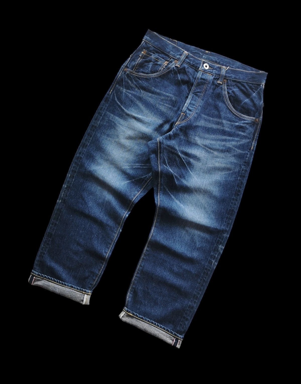 Self Edge DMG Cropped Selvedges Denim ( Size 29x33.5 ) Size US 29 - 1 Thumbnail