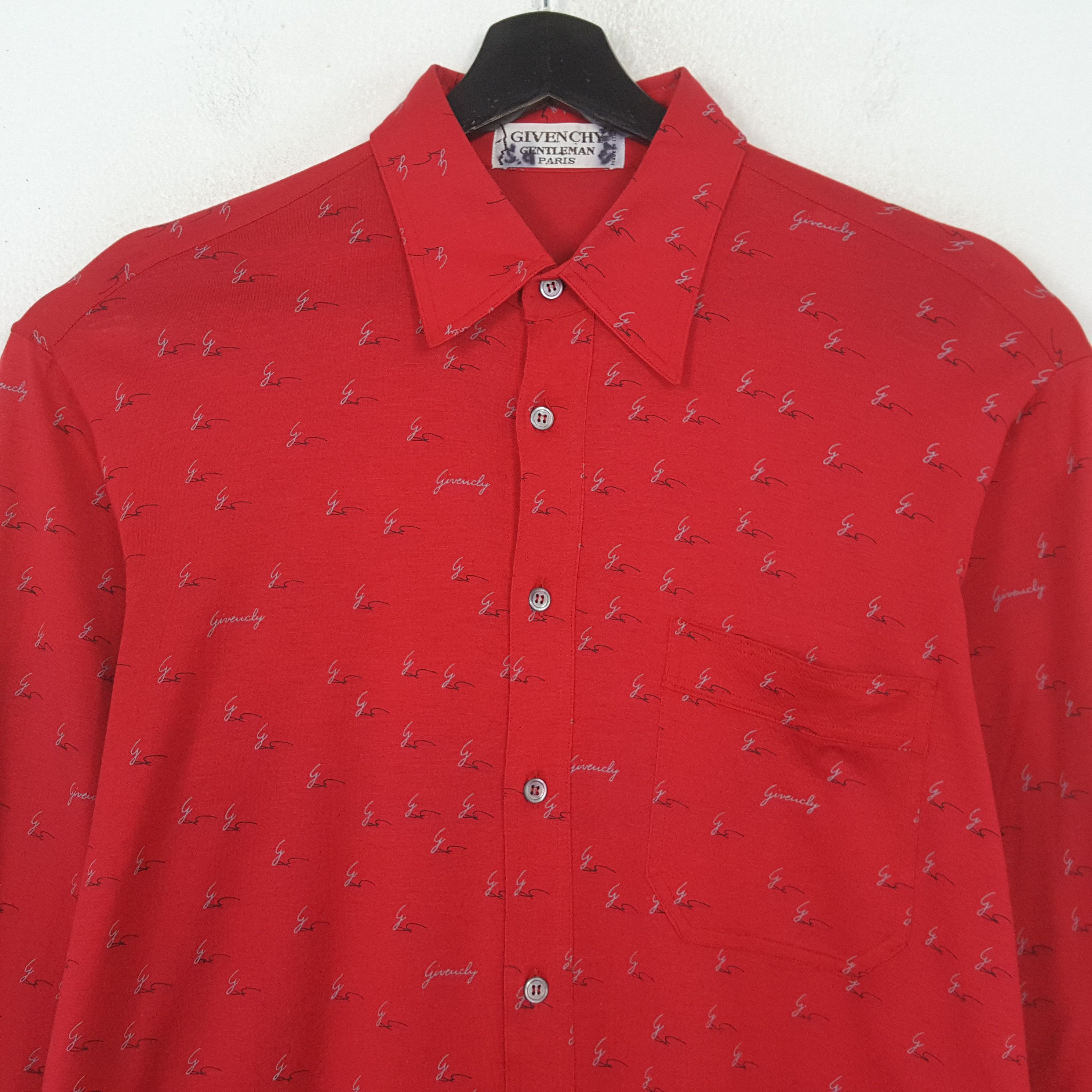 Givenchy Givenchy Fashion Brand Casual Style Shirt RR11 Size US L / EU 52-54 / 3 - 2 Thumbnail