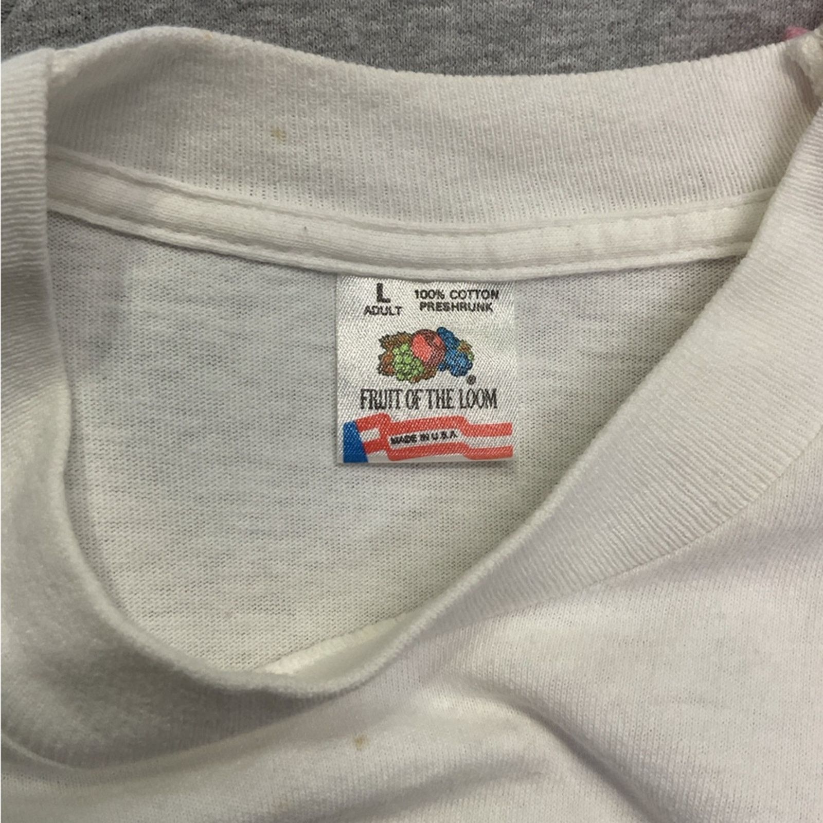 Fruit Of The Loom Vintage 90’s McDonald’s Café Restaurant Promo T-Shirt Size US L / EU 52-54 / 3 - 3 Thumbnail