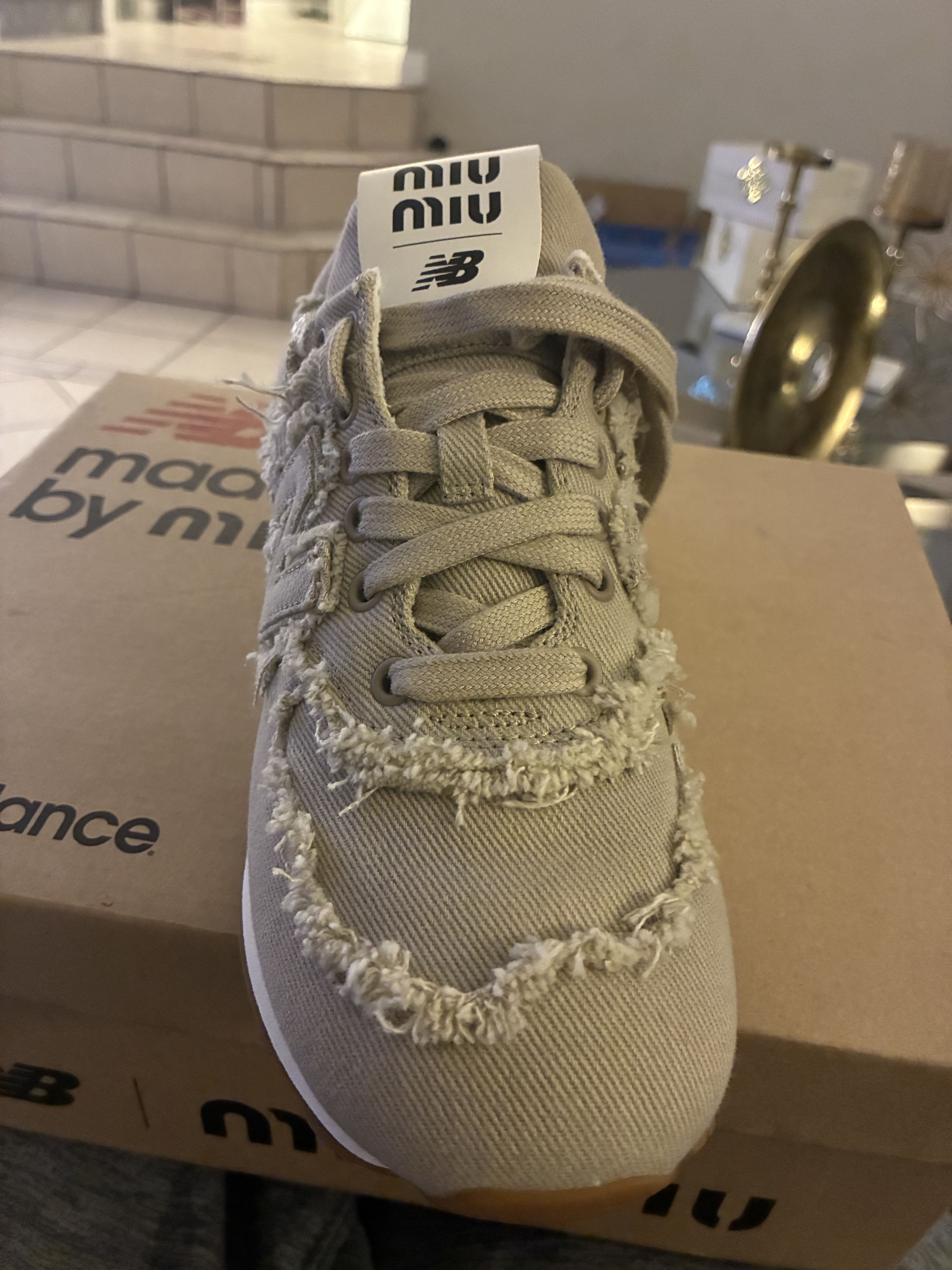 Miu Miu × New Balance New balance 574 Size US 7.5 / IT 37.5 - 2 Thumbnail