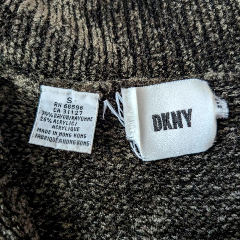 DKNY Vintage 90s DKNY Rayon Knit Button Front Cardigan Size S / US 4 / IT 40 - 7 Thumbnail