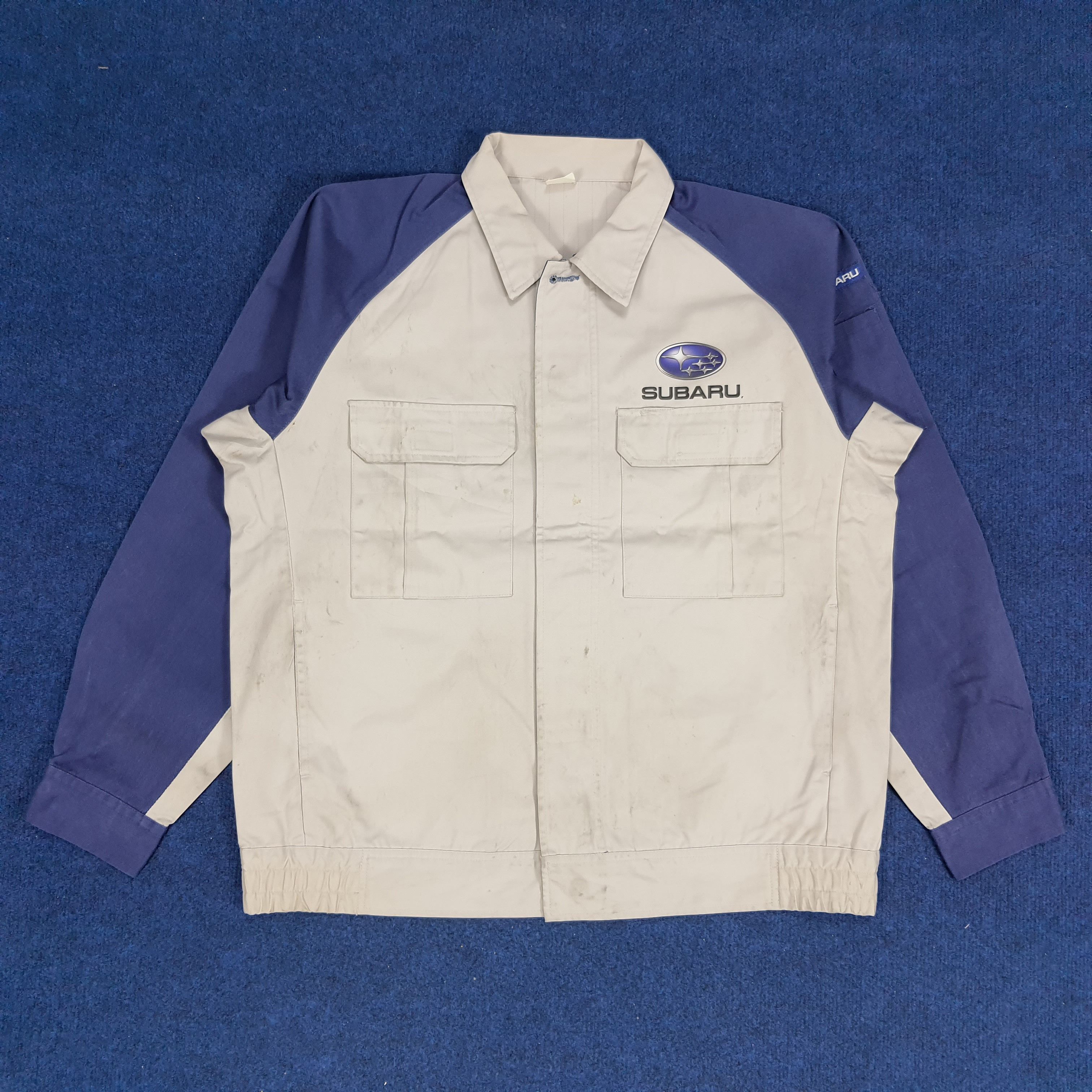 Japanese Brand × Vintage Vintage Subaru Motorsports Japanese Brand Racing Jacket Size US L / EU 52-54 / 3 - 3 Thumbnail