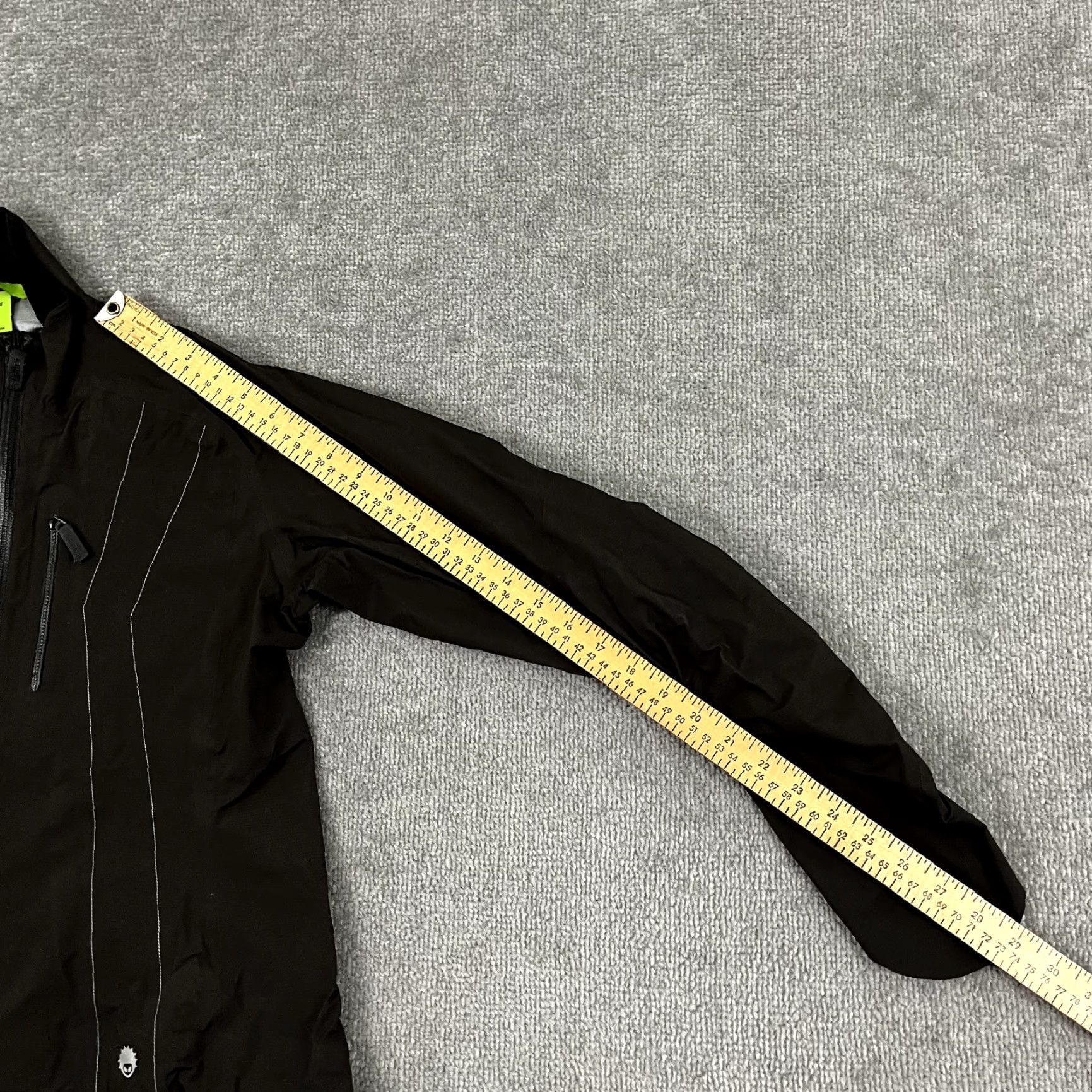 Vintage Cutter Jacket Womens M Faded Black Nylon Waterproof Full Zip Jacket Coat Casual Activewear Sports Outdoor Winter Size M / US 6-8 / IT 42-44 - 7 Thumbnail