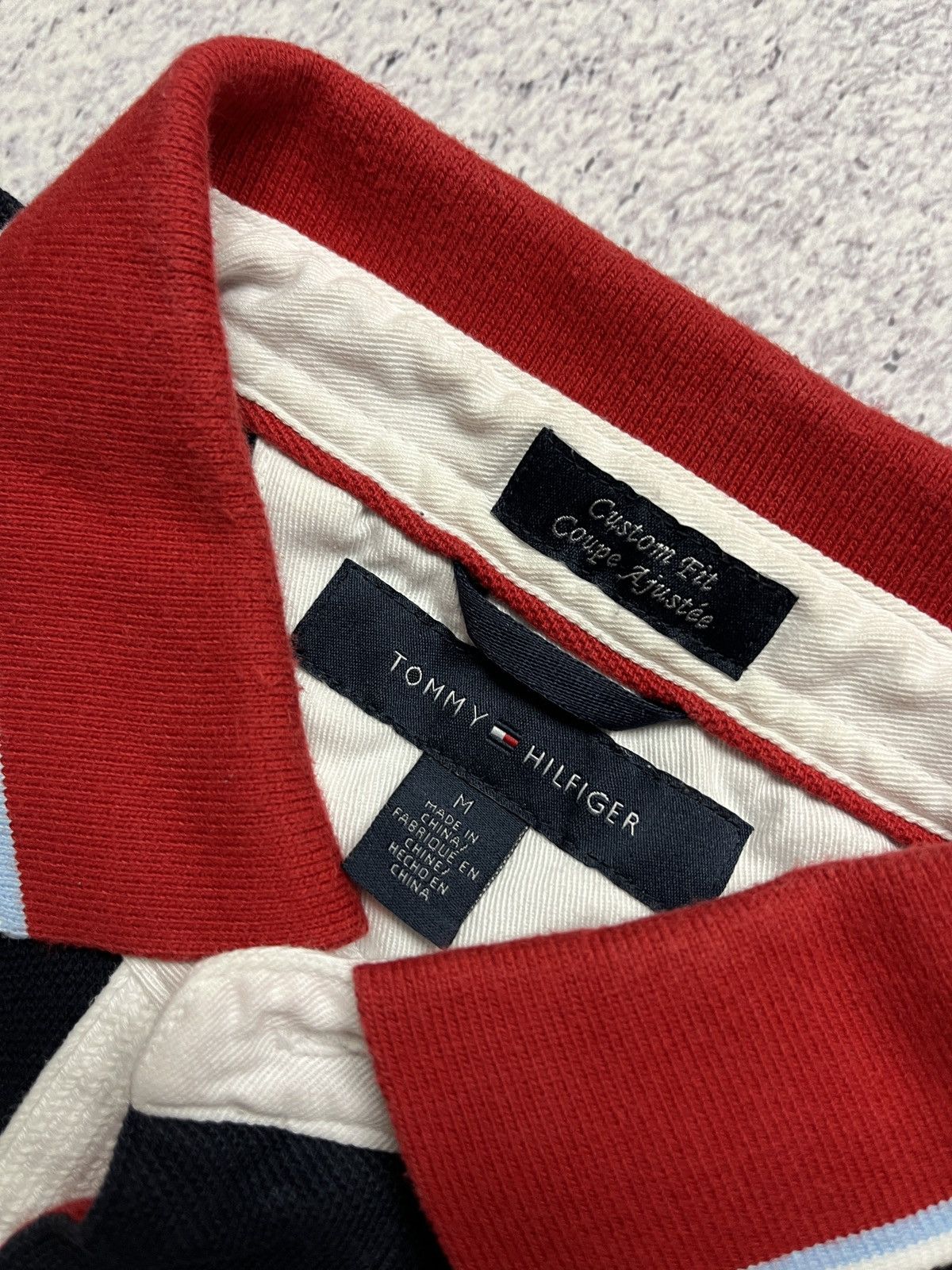 Tommy Hilfiger × Vintage Chief Keef Style #8 Tommy Hilfiger Big Logo Rugby Polo Shirt Size US M / EU 48-50 / 2 - 7 Thumbnail