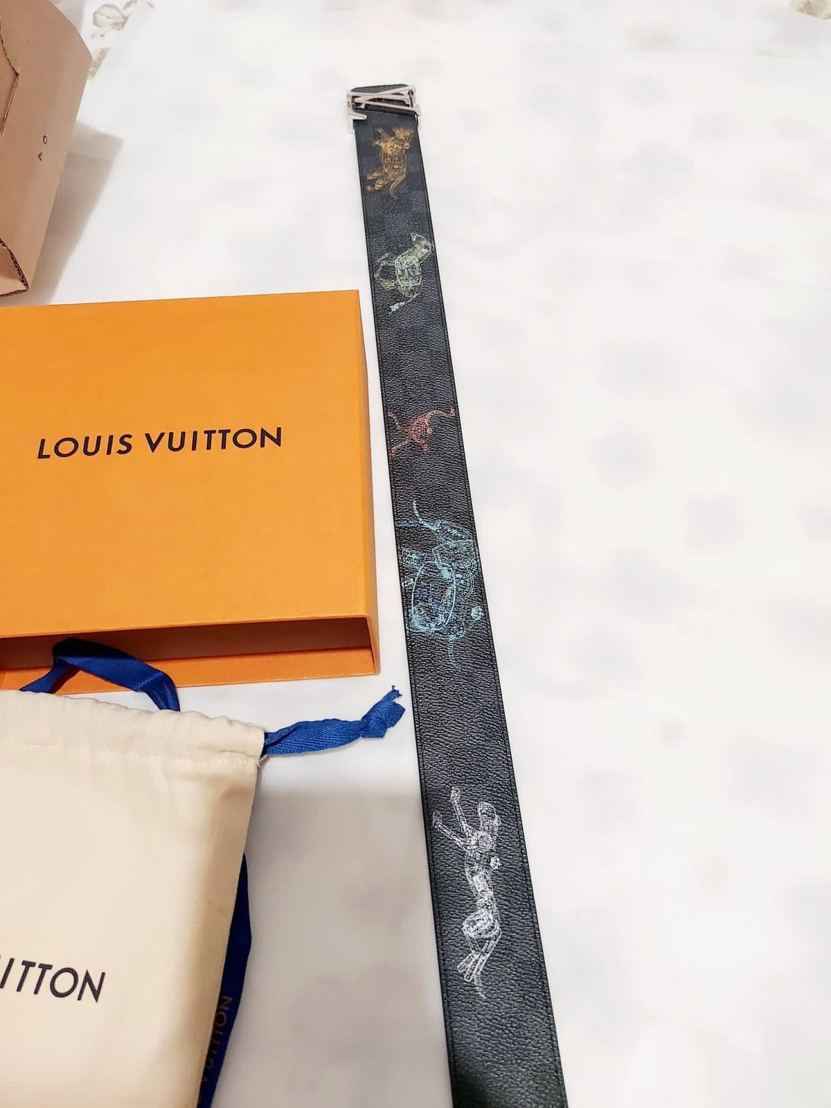 Louis Vuitton CINTURA LV INITIALES 40 MM REVERSIBILE Size 32 - 2 Thumbnail