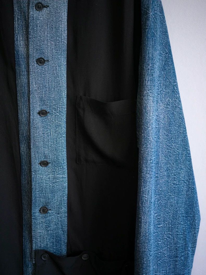 Yohji Yamamoto Yohji Yamamoto 21SS deconstructed washed denim patchwork s Size US L / EU 52-54 / 3 - 5 Thumbnail