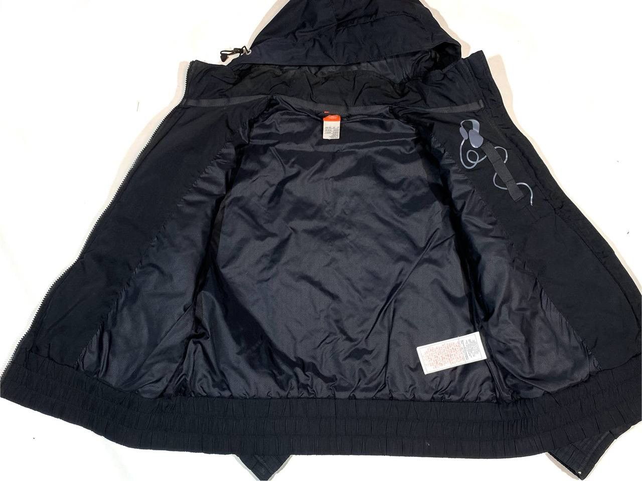 Nike × Vintage Nike Vintage Full Black Jacket Size M / US 6-8 / IT 42-44 - 11 Thumbnail