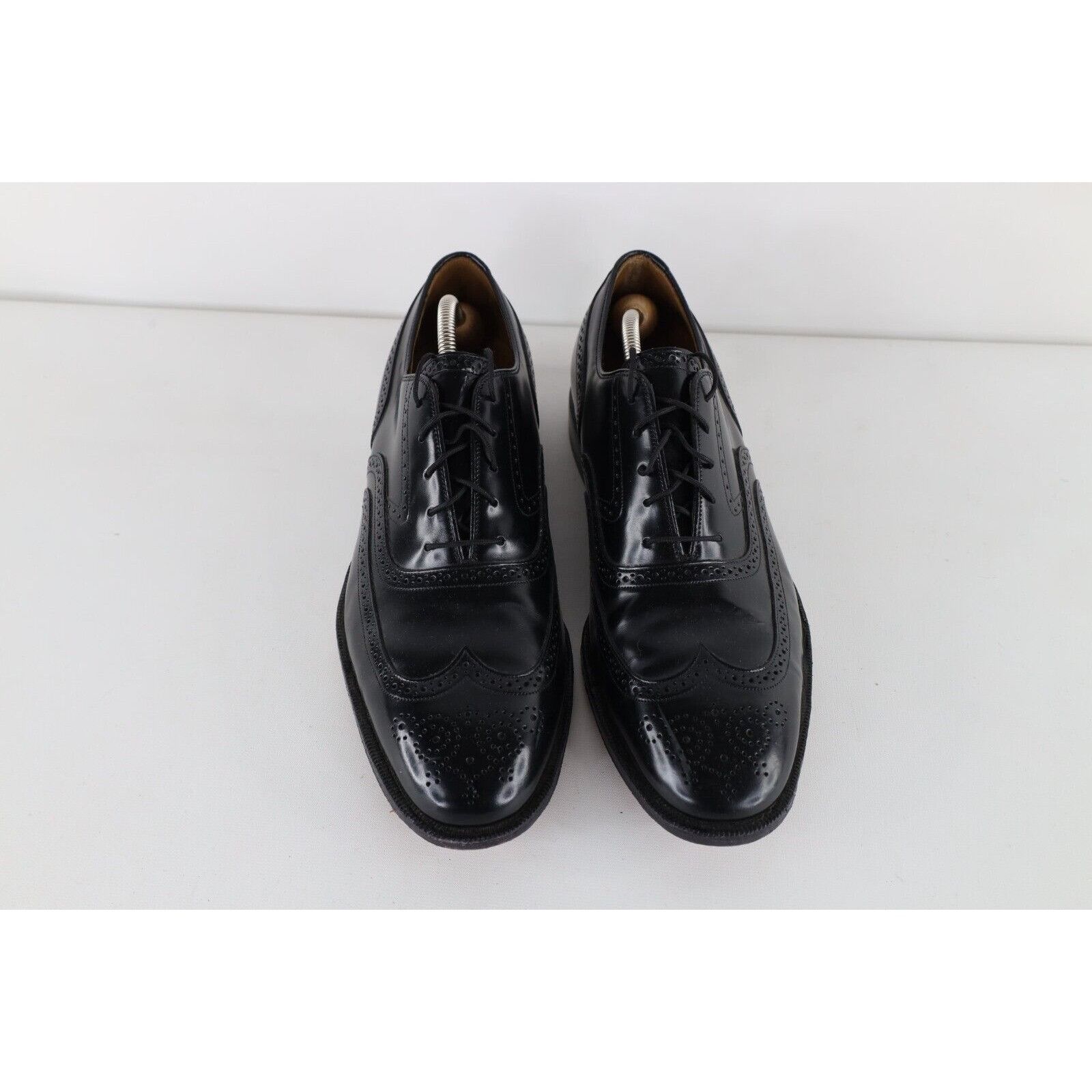 Johnston & Murphy × Vintage Vintage Johnston Murphy Leather Wingtips Oxford Dress Shoes Size US 11 / EU 44 - 2 Thumbnail