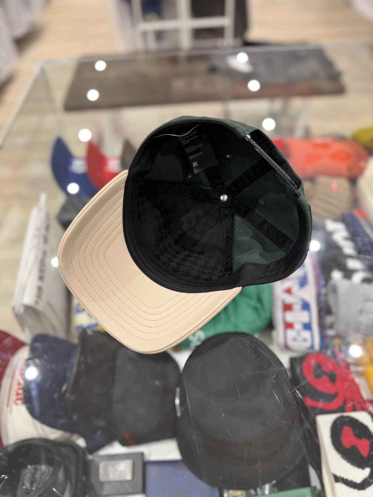Amiri Amiri Two-Toned MA Embroidered Cap Size ONE SIZE - 4 Thumbnail