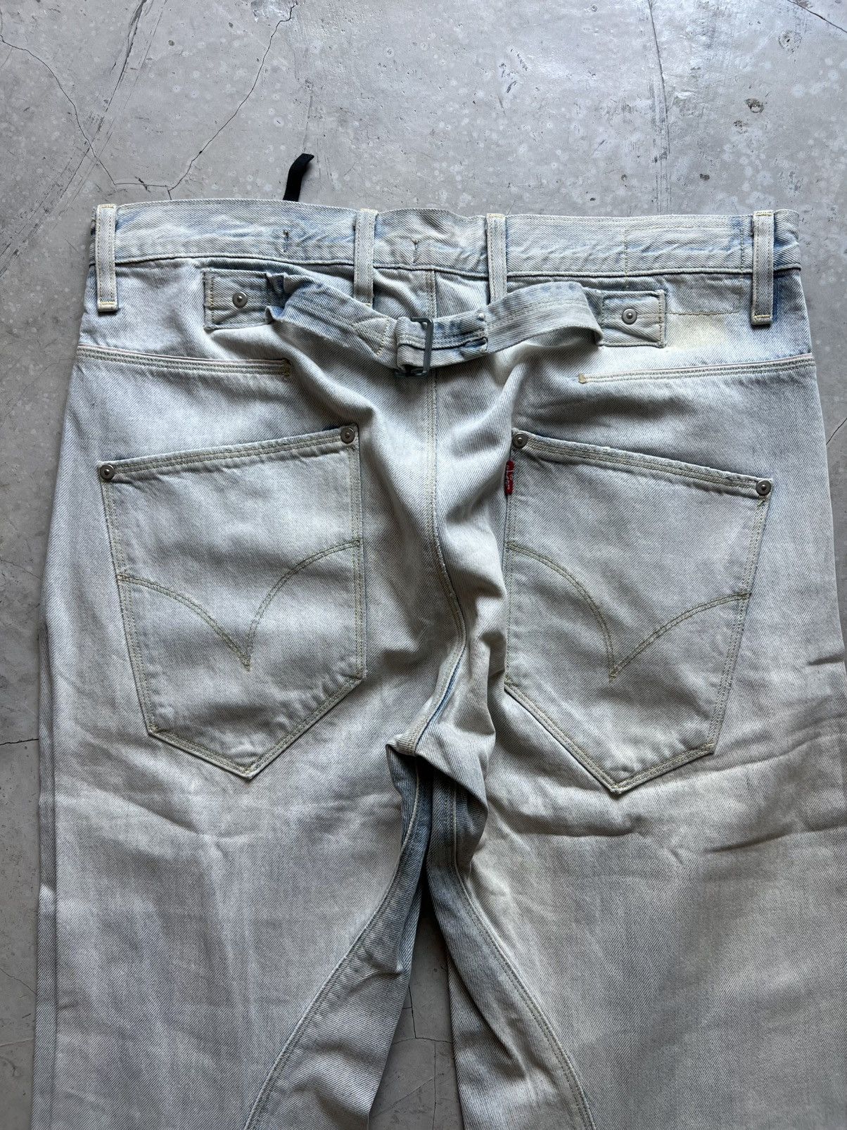 Levi's Levis Engineered Jeans Buckle Back Tag W33 Actual 35x34 Size US 33 - 1 Thumbnail
