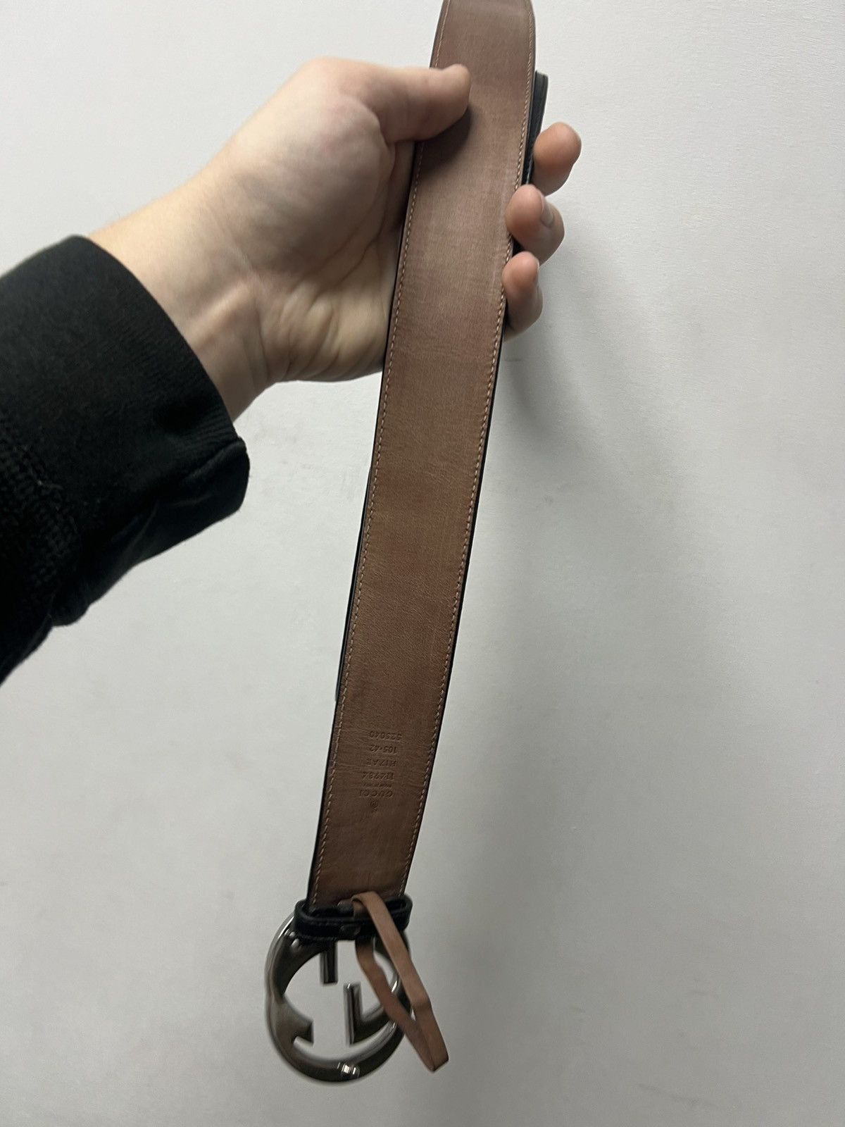 Gucci Gucci Belt Big Logo GG Green Red Size ONE SIZE - 7 Thumbnail
