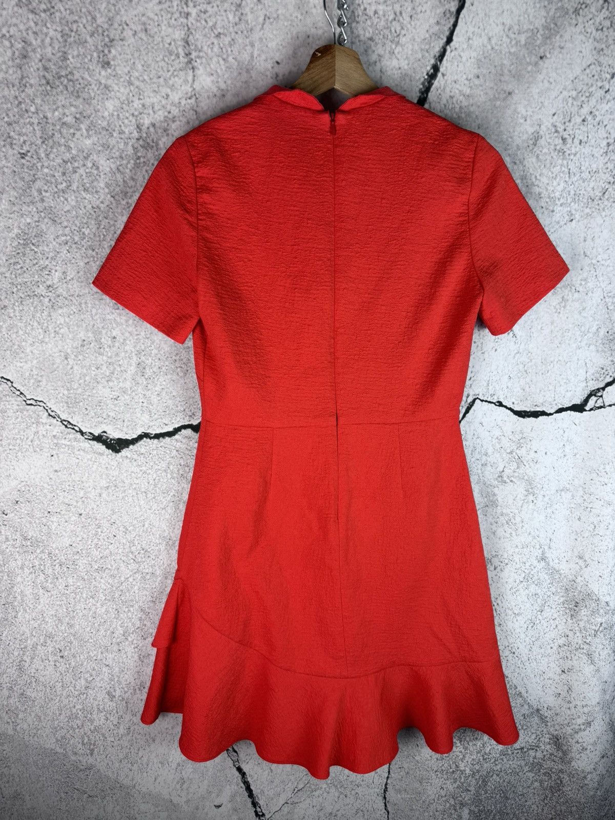 Designer × Sandro Sandro Red Designer Dress Size M / US 6-8 / IT 42-44 - 2 Thumbnail