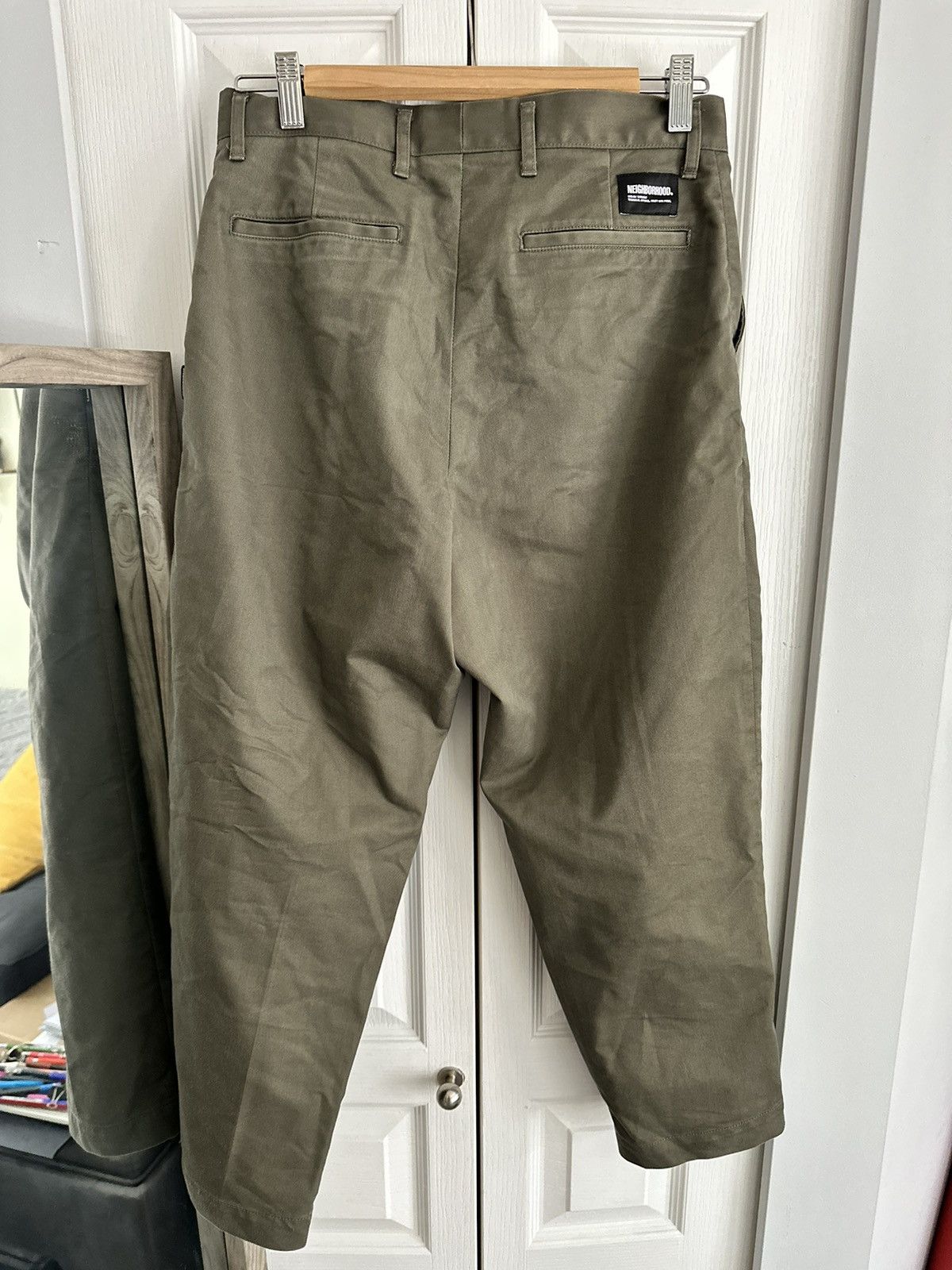 Neighborhood Neighborhood Slanted Tuck Pleated Pants Size US 29 - 3 Thumbnail