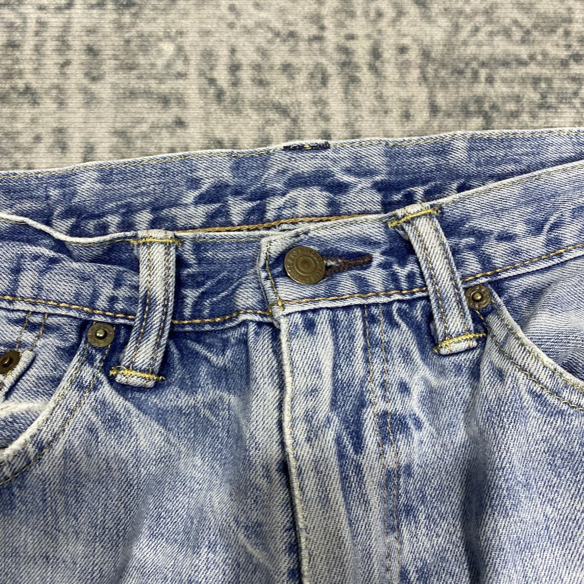 Levi's × Vintage Vintage☠️ Levis Ripped Jeans Straight Cut 90s Size US 34 / EU 50 - 5 Thumbnail