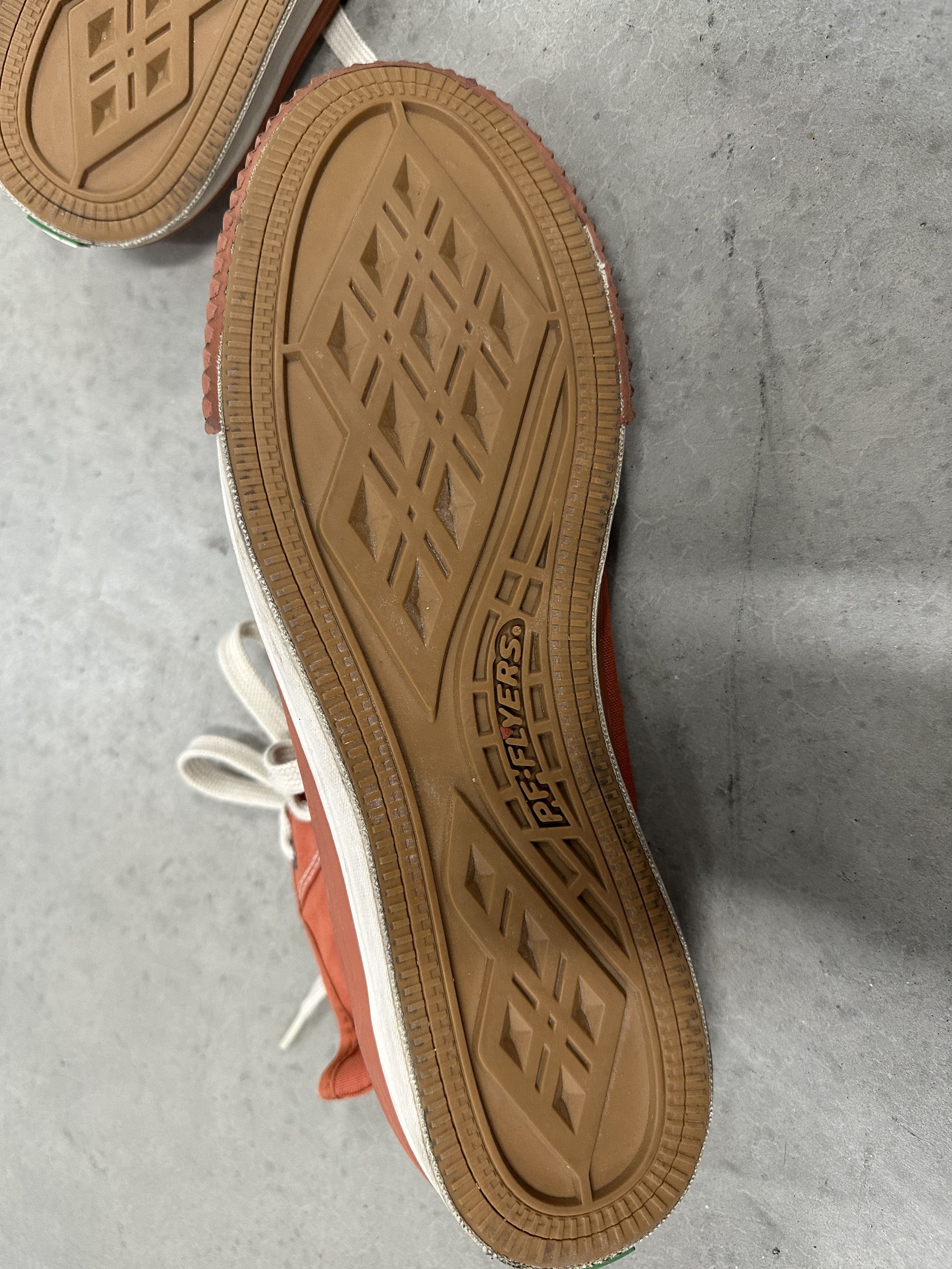 P.F. Flyers PF Flyers 2003 Re-Issue – Basketball Orange High Tops - 12 Size US 12 / EU 45 - 8 Thumbnail