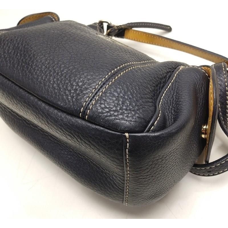 Dooney & Bourke Dooney & Bourke Black Pebbled Leather Hobo Shoulder Bag Size ONE SIZE - 4 Thumbnail