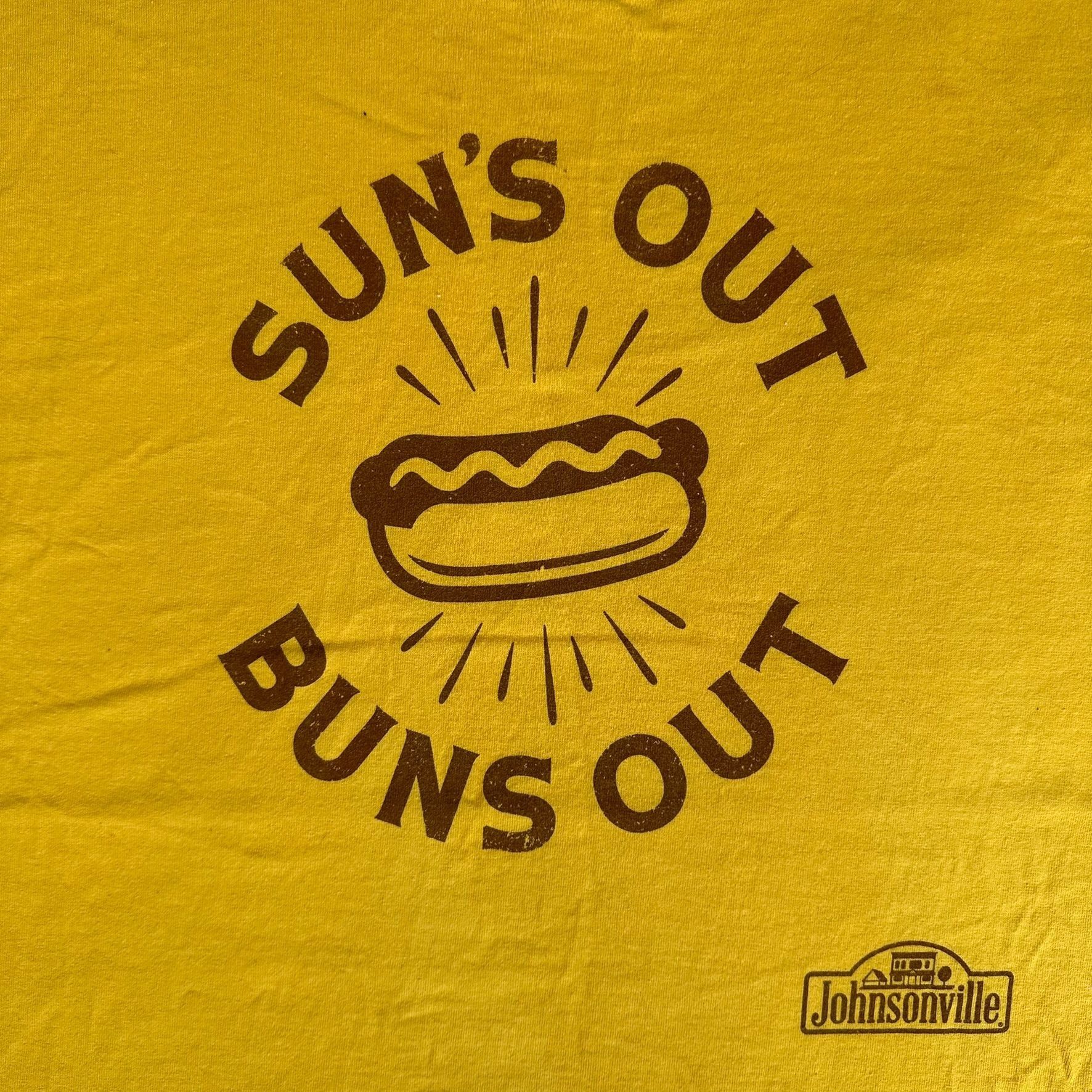 Port & Company Vintage Y2K Suns Out Buns Out T-Shirt Funny Hot Dogs Summer Size US XL / EU 56 / 4 - 2 Thumbnail