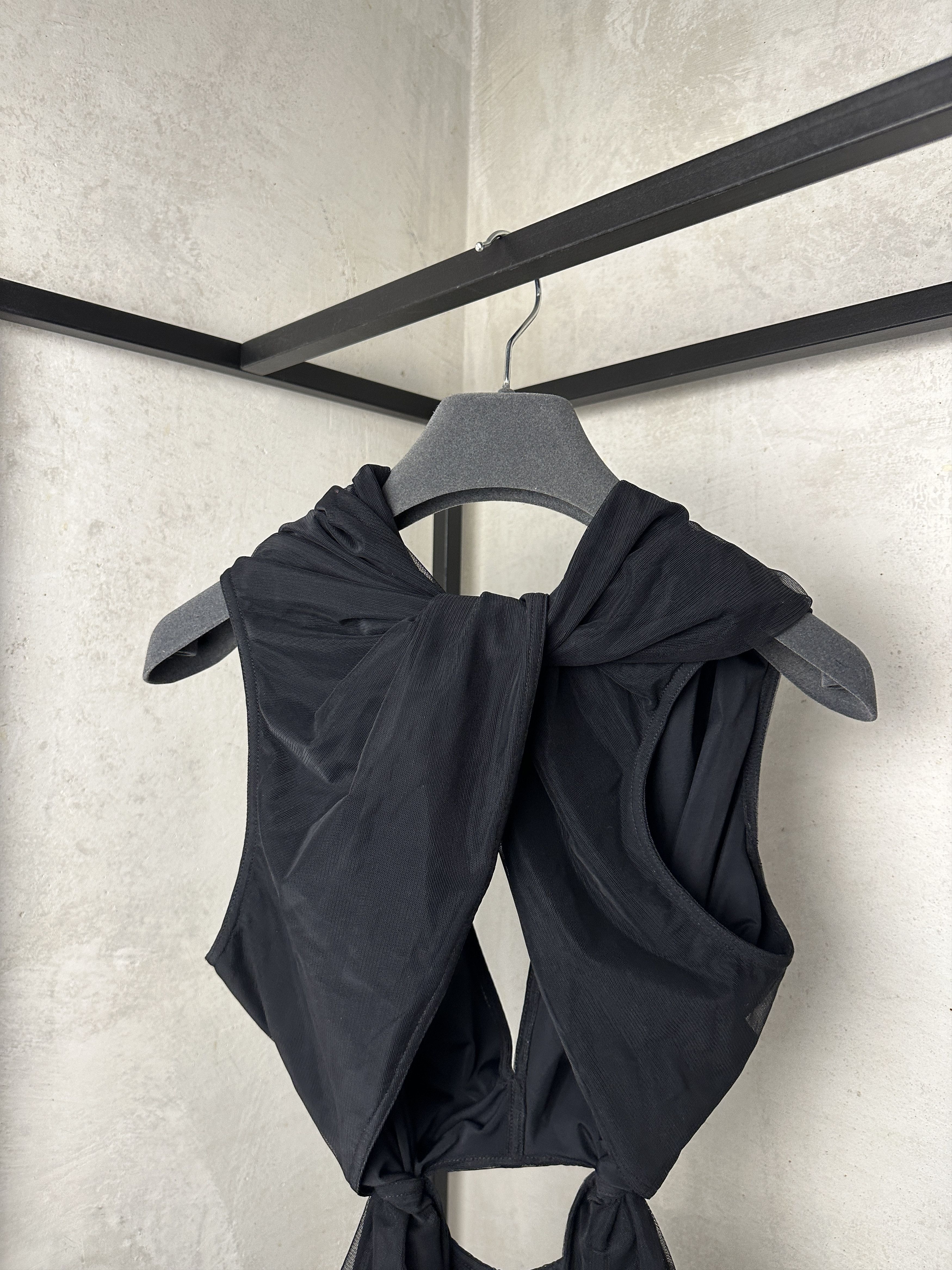 Rick Owens Rick Owens Phlegethon SS21 Glory Bather Black Bodysuit Size M / US 6-8 / IT 42-44 - 9 Thumbnail