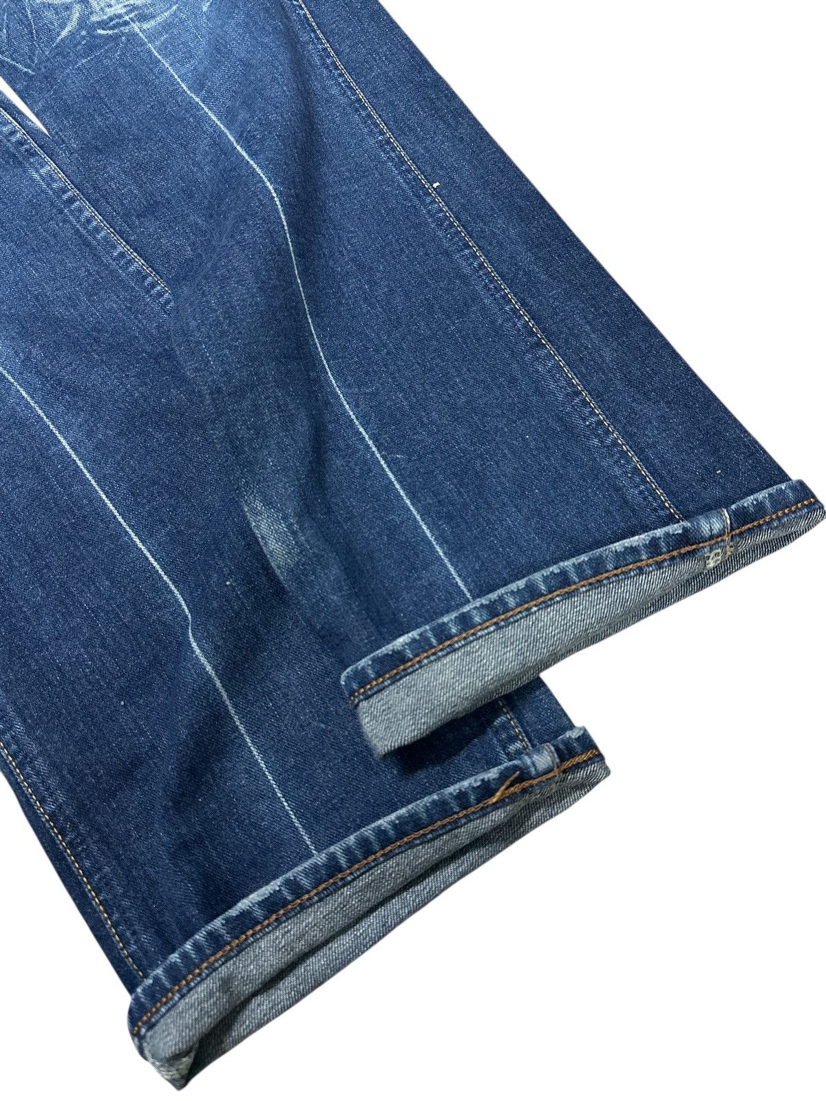 Vintage Vintage Wrangler Blue Bell Flare . Size US 30 / EU 46 - 4 Thumbnail