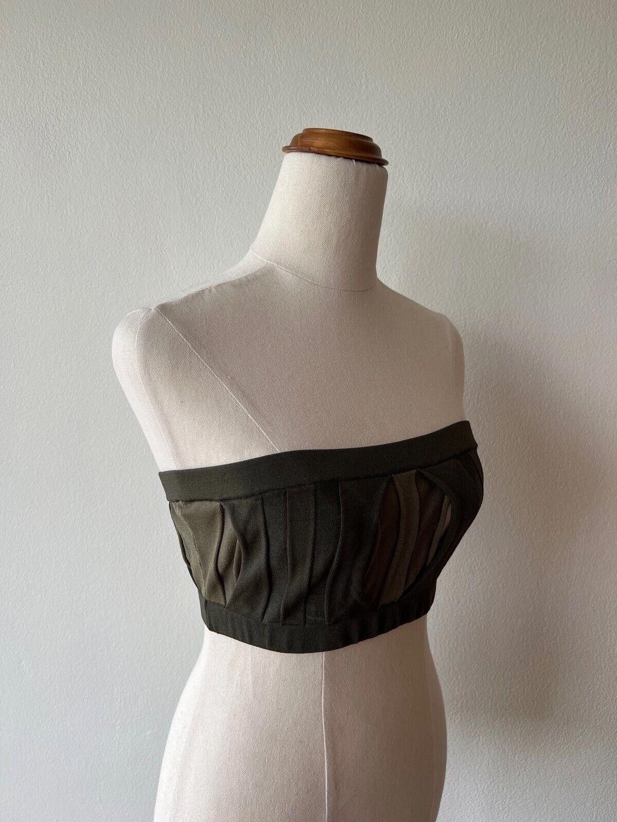 Dion Lee New dion lee double hosiery tube top crop green medium 10 Size M / US 6-8 / IT 42-44 - 6 Thumbnail