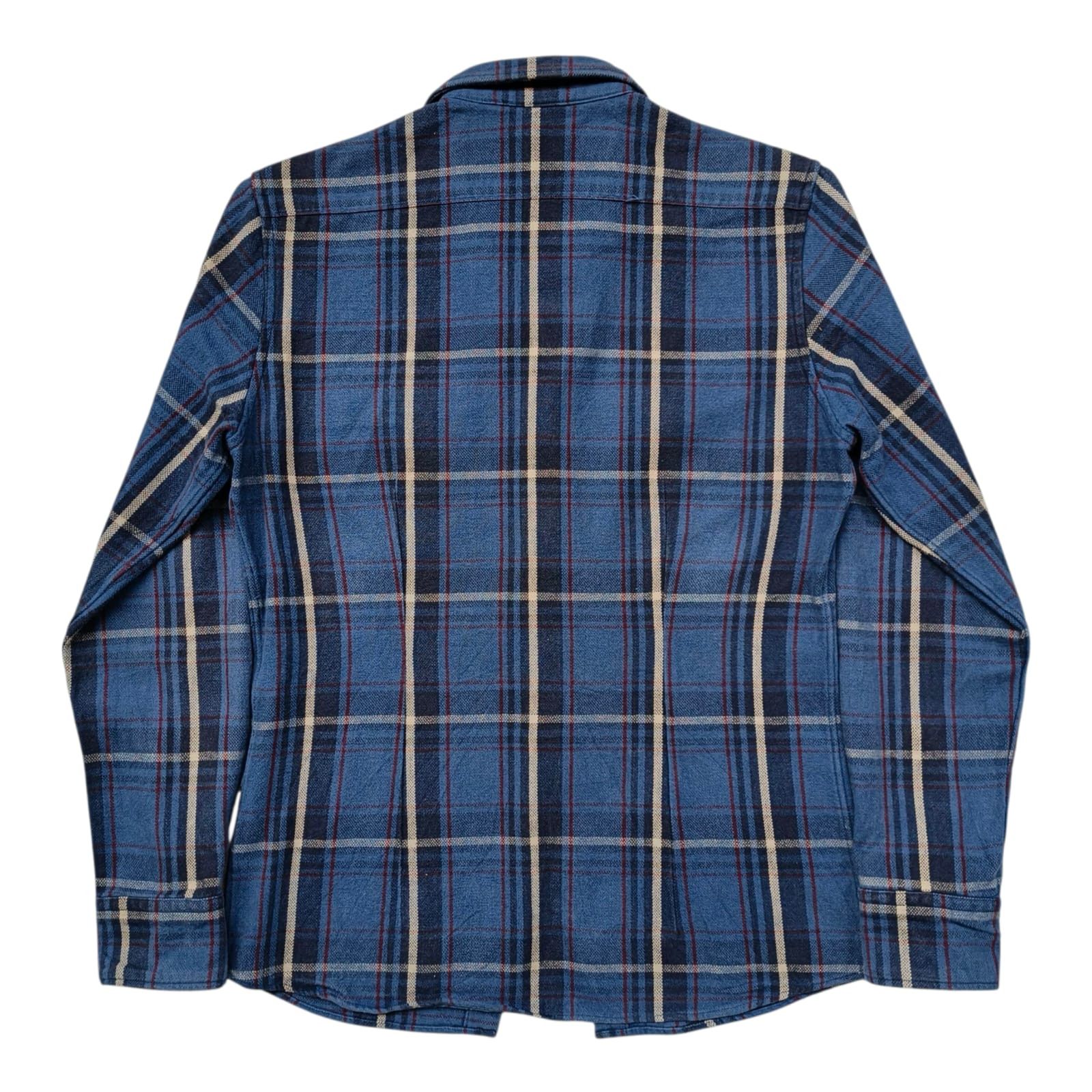 291295=Homme 291295=HOMME Heavyweight Plaid Flannel Shirt Size US L / EU 52-54 / 3 - 2 Thumbnail