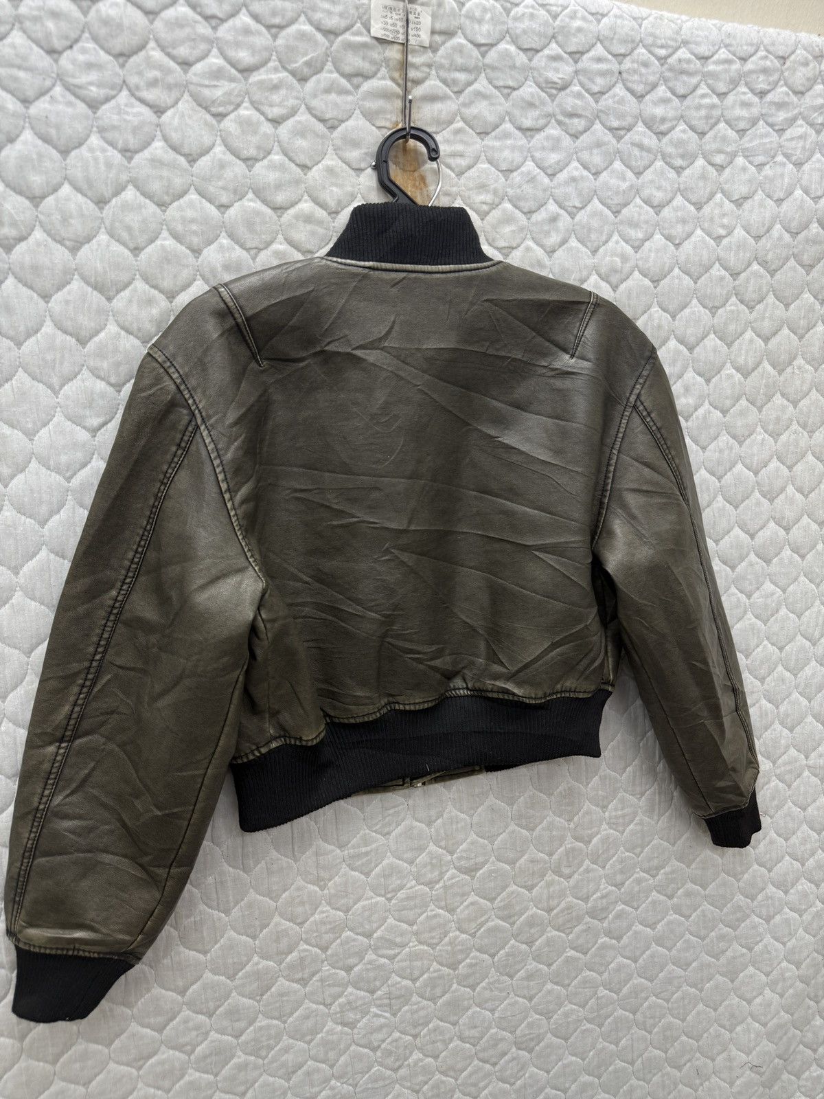 Mango 🔥🔥🔥ARCHIVE MNG MANGO LEATHER JACKET Size XS / US 0-2 / IT 36-38 - 5 Thumbnail