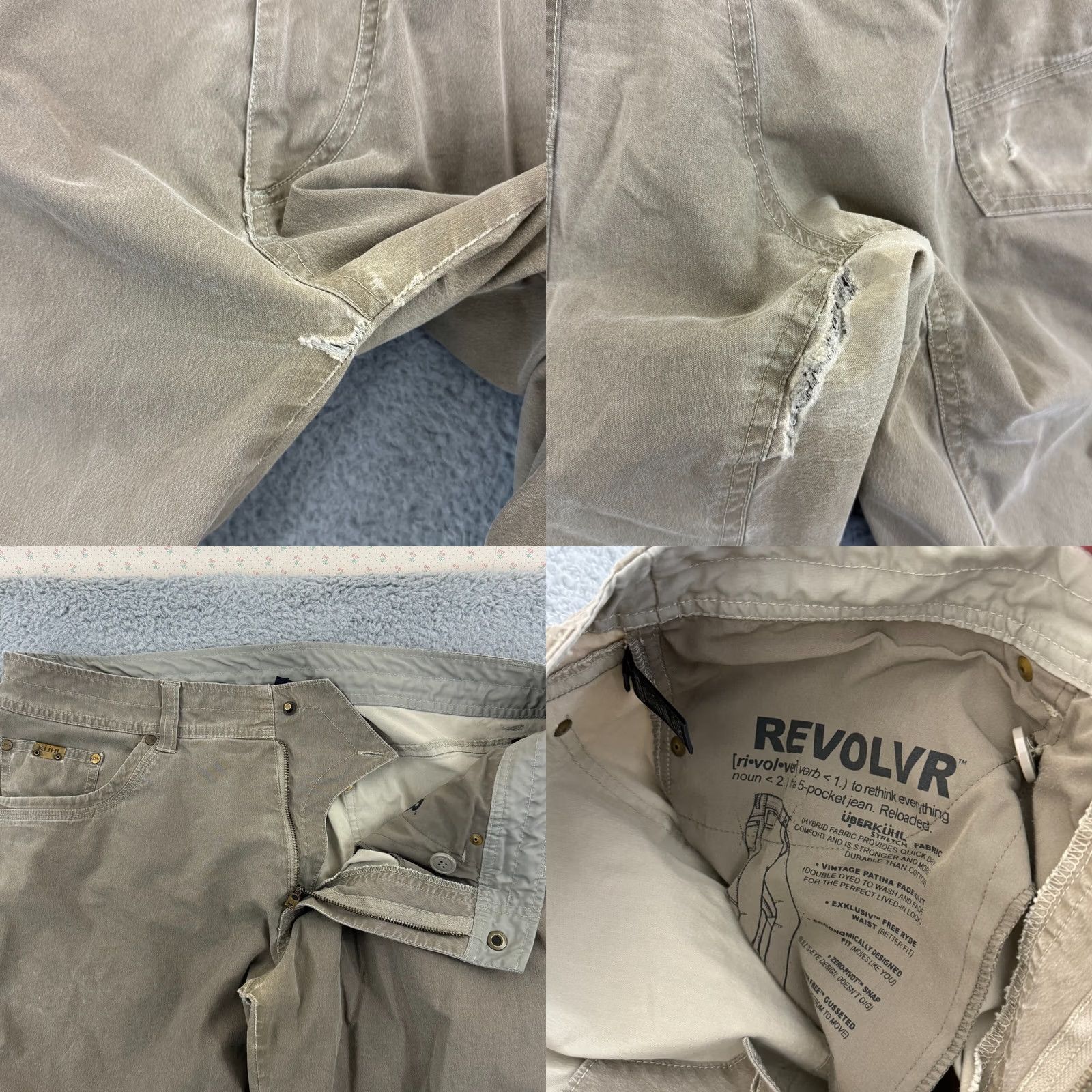 Vintage Kuhl Revolvr Pants Mens 36x32 Brown Straight Hiking Outdoor Casual Chino Regular Baseball N/A Size US 36 / EU 52 - 8 Thumbnail