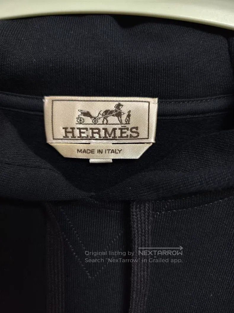 Hermes Hermes Hooded Sweatshirt + Pure Cotton Size US XL / EU 56 / 4 - 5 Thumbnail