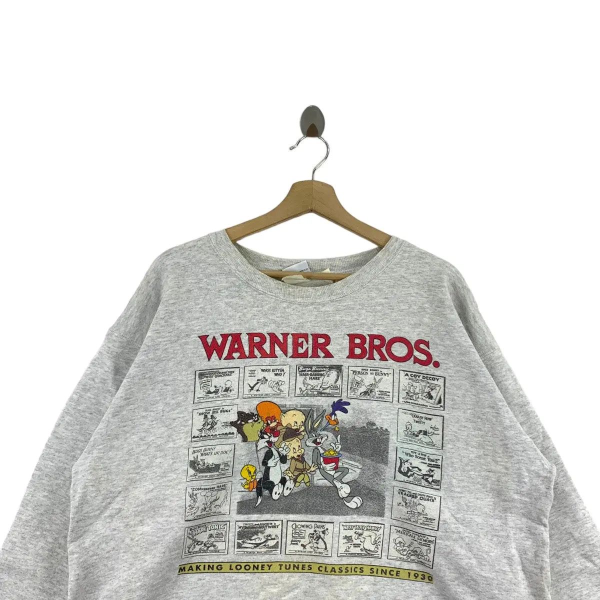 Warner Bros Vintage 1994 LOONEY TUNES CARTOON Warner Bros Space Jam Size L / US 10 / IT 46 - 2 Thumbnail