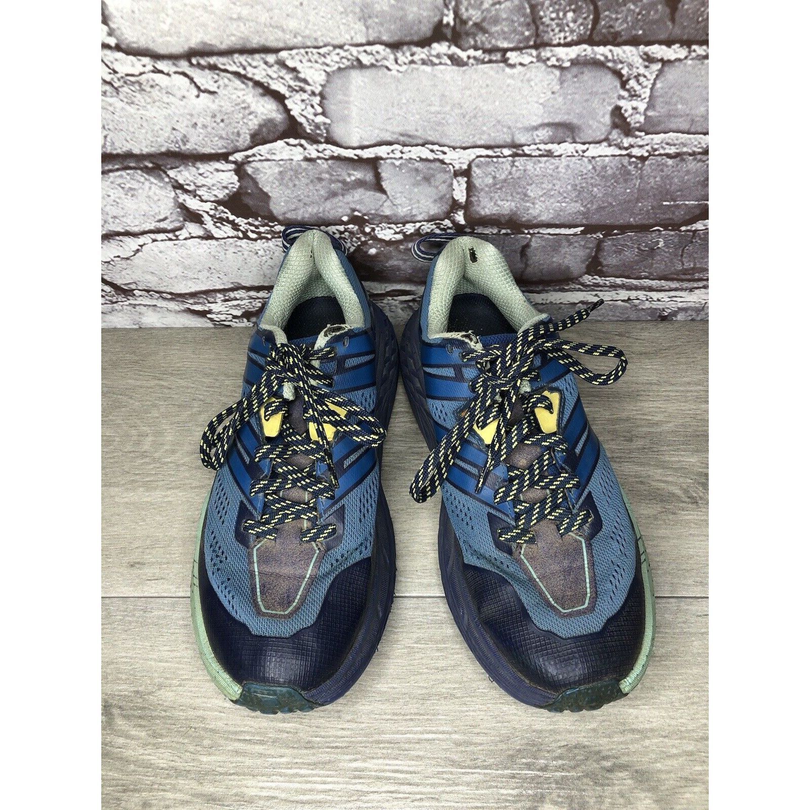 Hoka Hoka One One Speedgoat 3 Blue Synthetic Sneakers Shoes Women Size US 7 / IT 37 - 2 Thumbnail