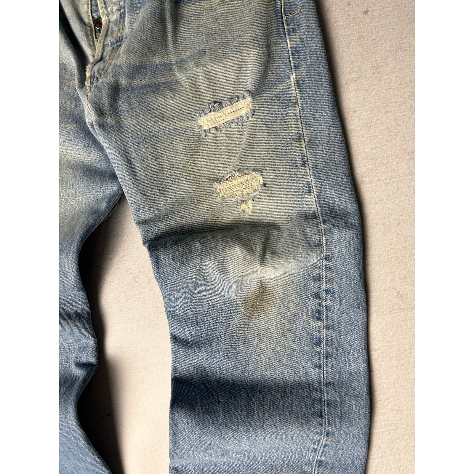 Levi's Vintage 90s Levis 501 Straight Leg Jeans - Men's 35Wx31 Size US L / EU 52-54 / 3 - 3 Thumbnail