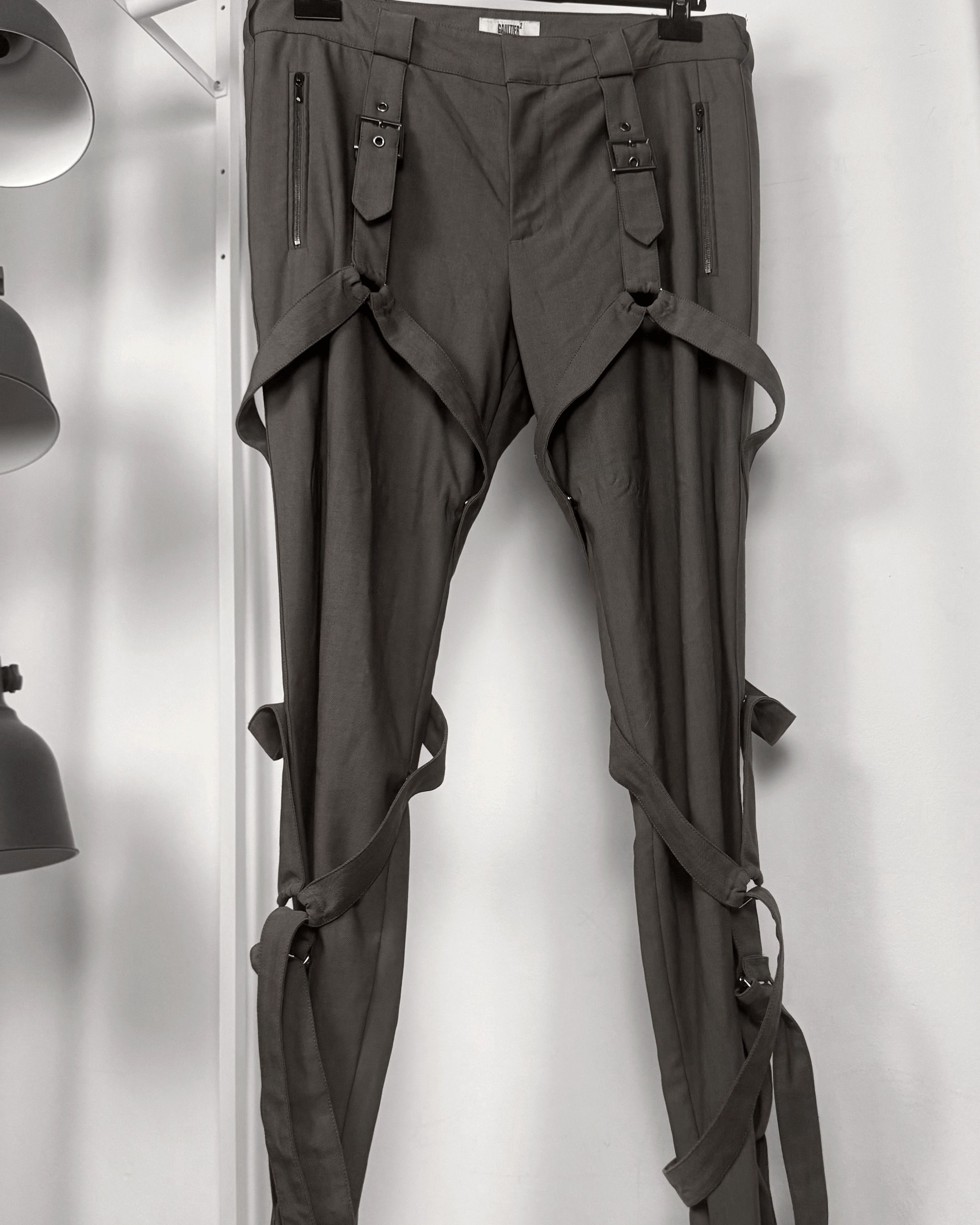 Jean Paul Gaultier Jean Paul Gaultier Bondage Belted Tailored Pants Size US 34 / EU 50 - 5 Thumbnail