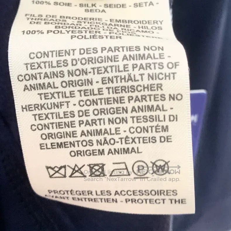 Hermes Hermes Shirt Navy Size XXS / US 00 / IT 34 - 6 Thumbnail