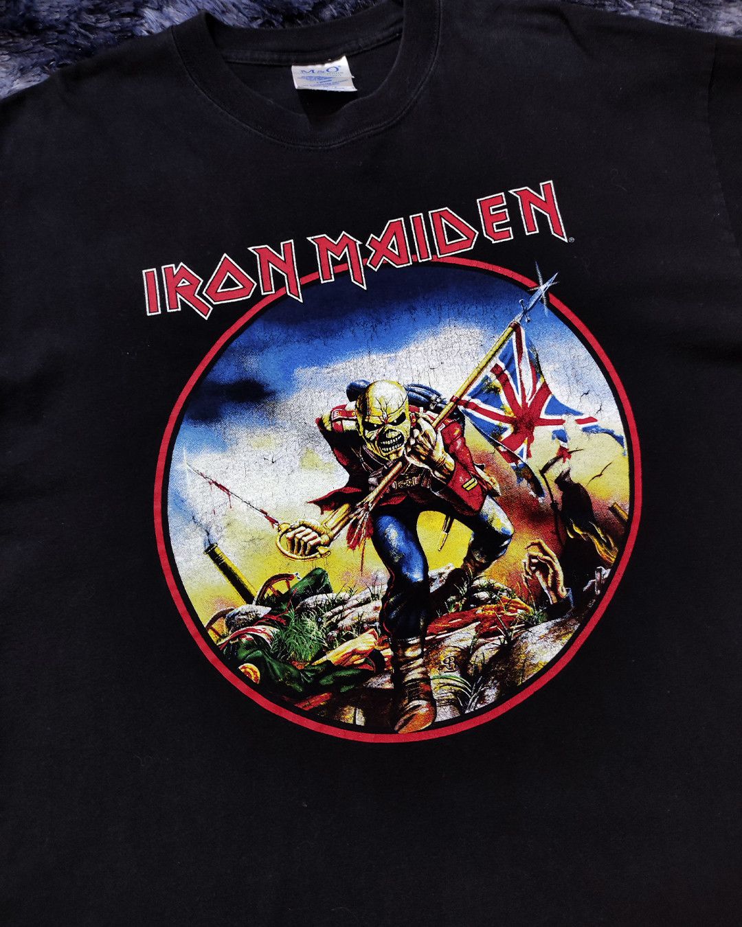 Vintage 2002 Iron Maiden 'The Trooper' vintage tee 💀 Size US XL / EU 56 / 4 - 5 Thumbnail